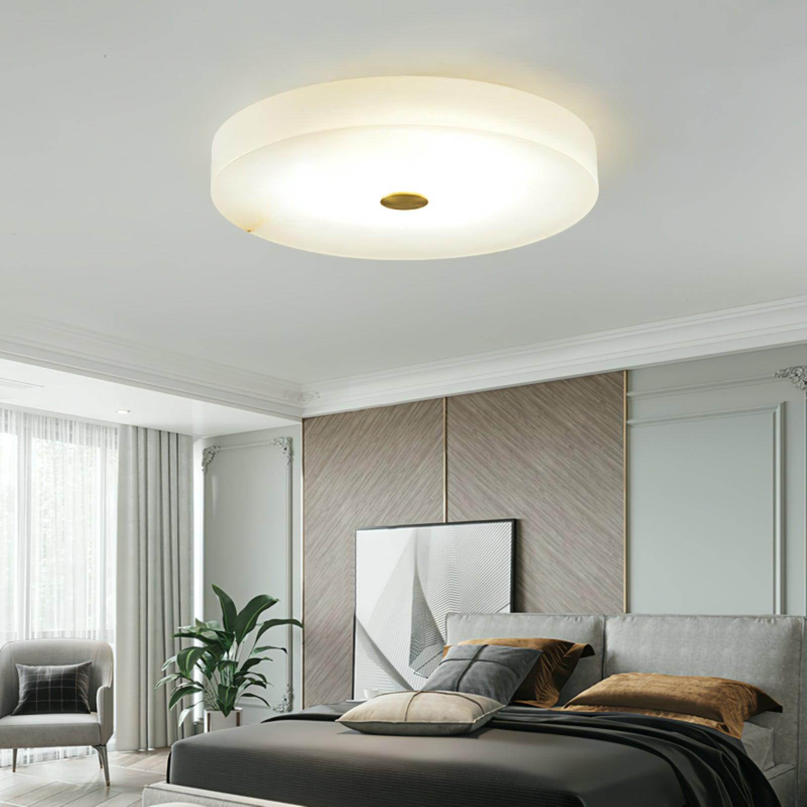 Olaean Alabaster Ceiling Light - Letslighting