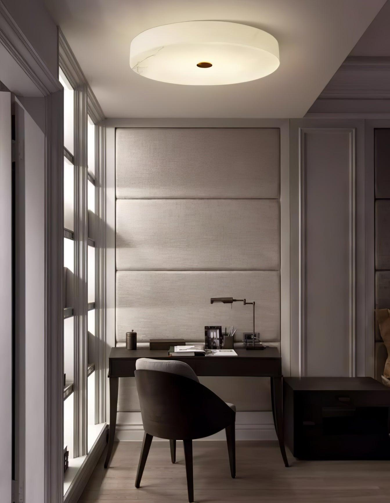 Olaean Alabaster Ceiling Light - Letslighting