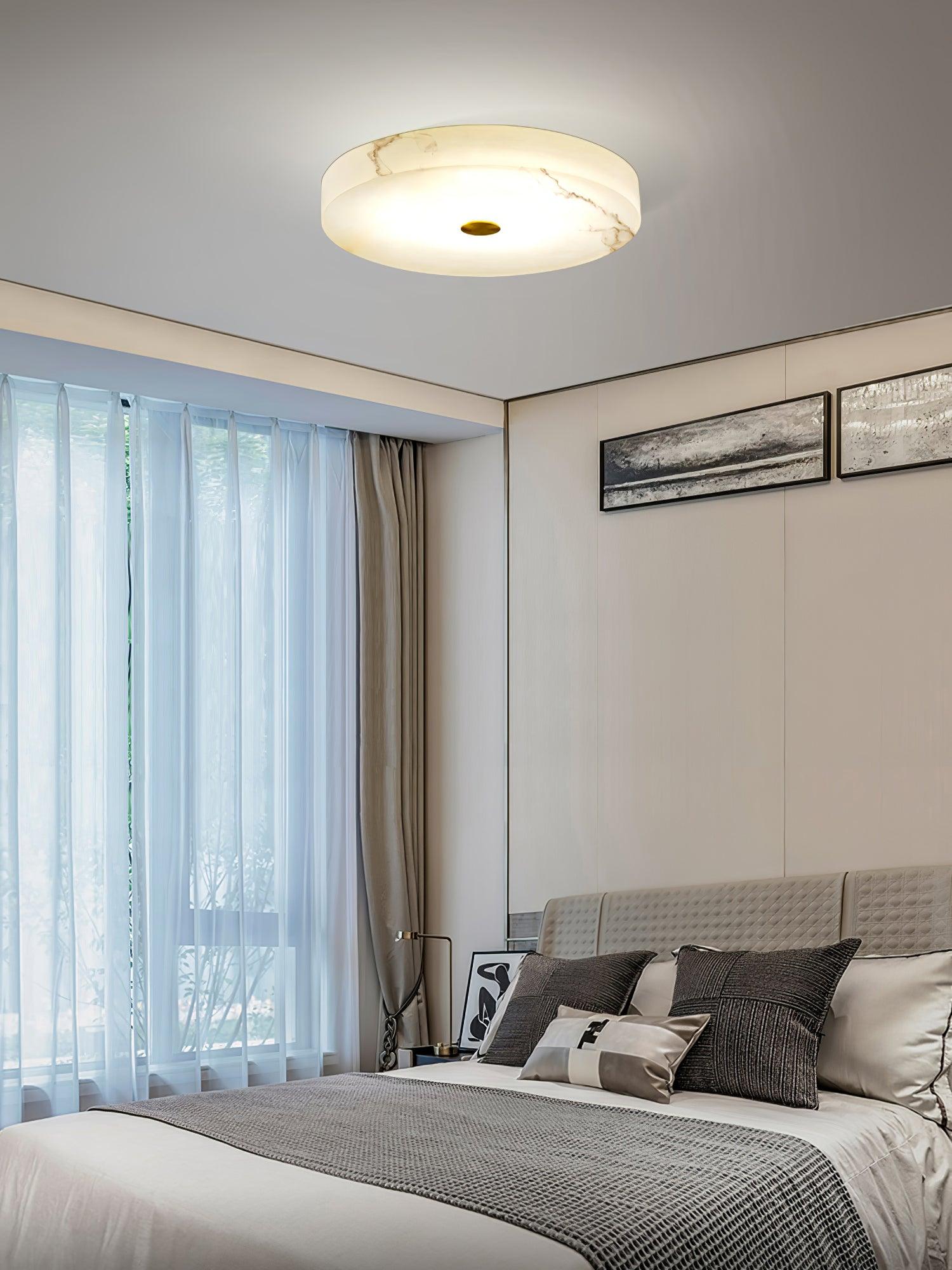 Olaean Alabaster Ceiling Light - Letslighting