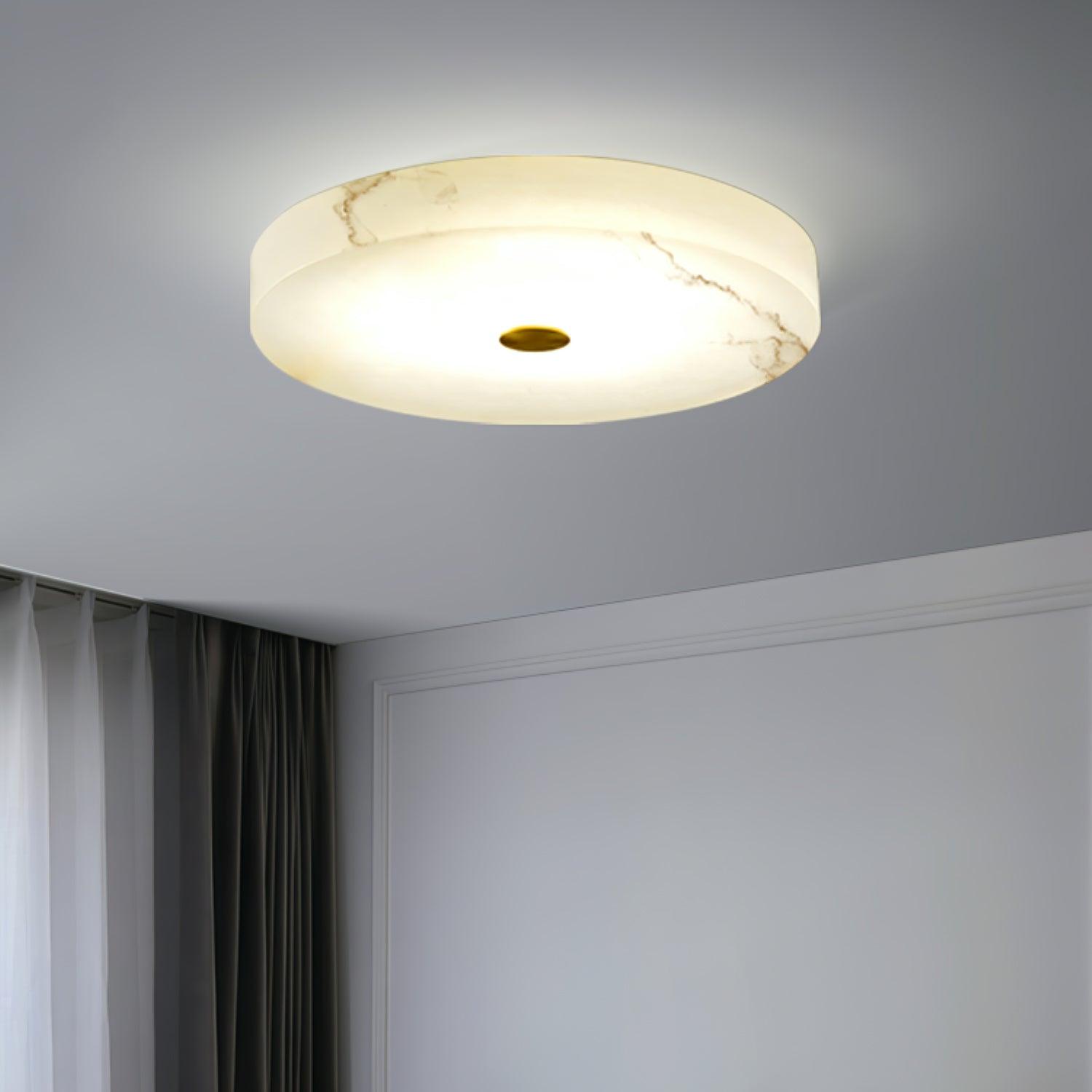 Olaean Alabaster Ceiling Light - Letslighting