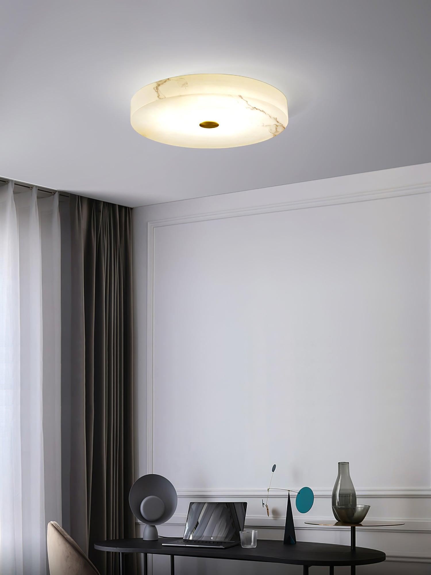 Olaean Alabaster Ceiling Light - Letslighting
