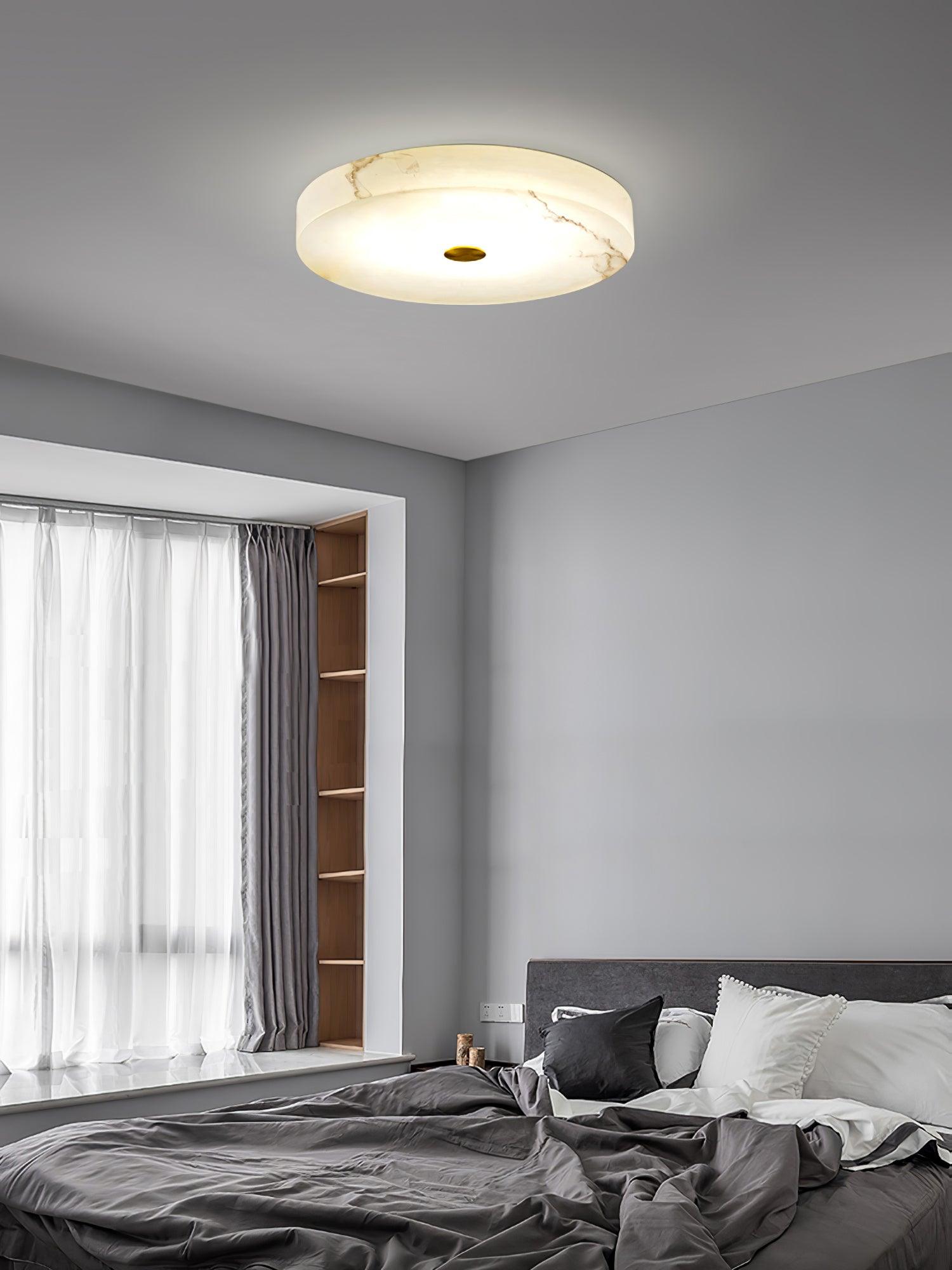 Olaean Alabaster Ceiling Light - Letslighting