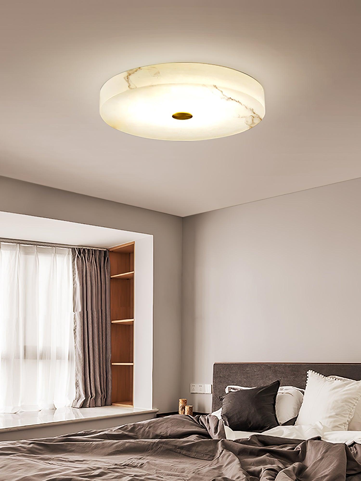 Olaean Alabaster Ceiling Light - Letslighting