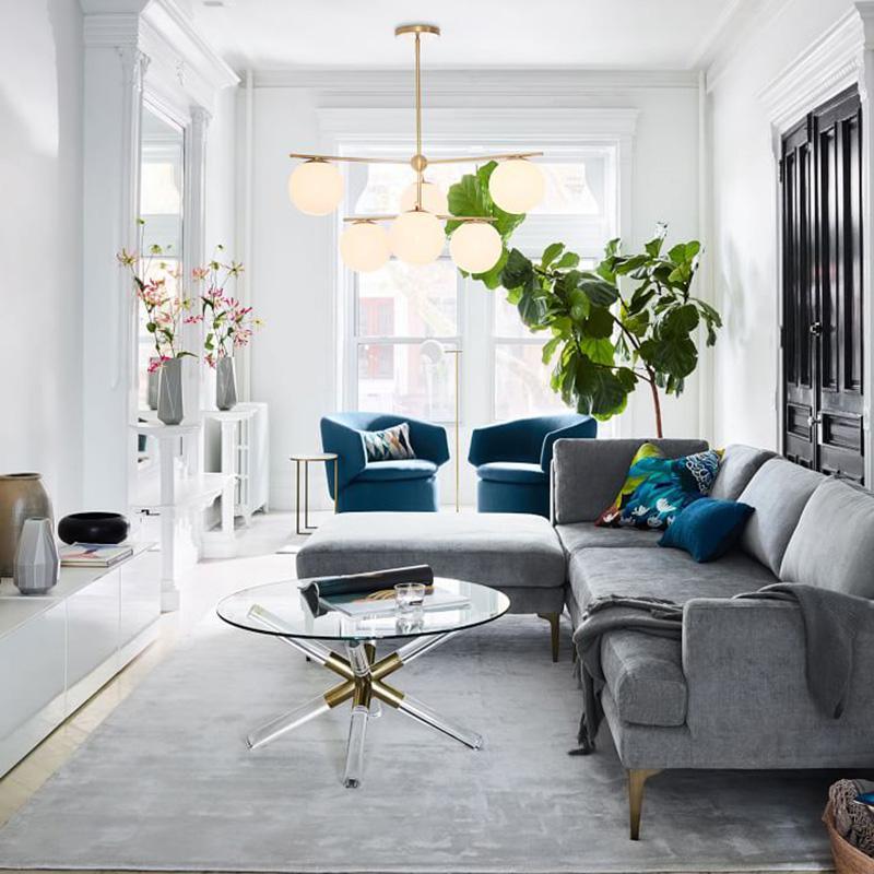Sphere & Stem Chandelier - Letslighting