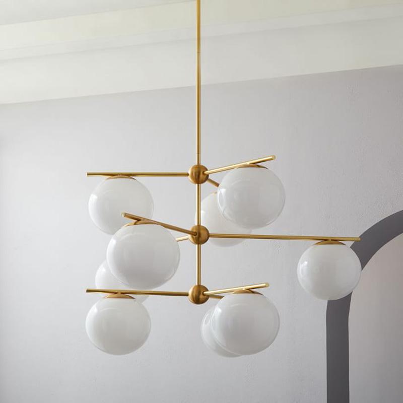Sphere & Stem Chandelier - Letslighting
