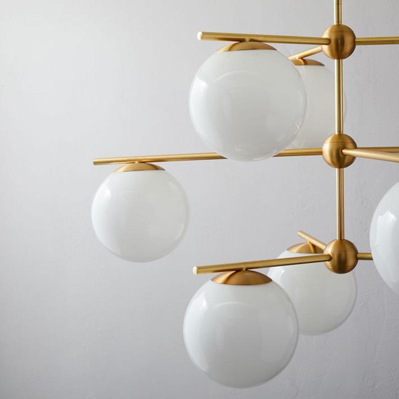 Sphere & Stem Chandelier - Letslighting
