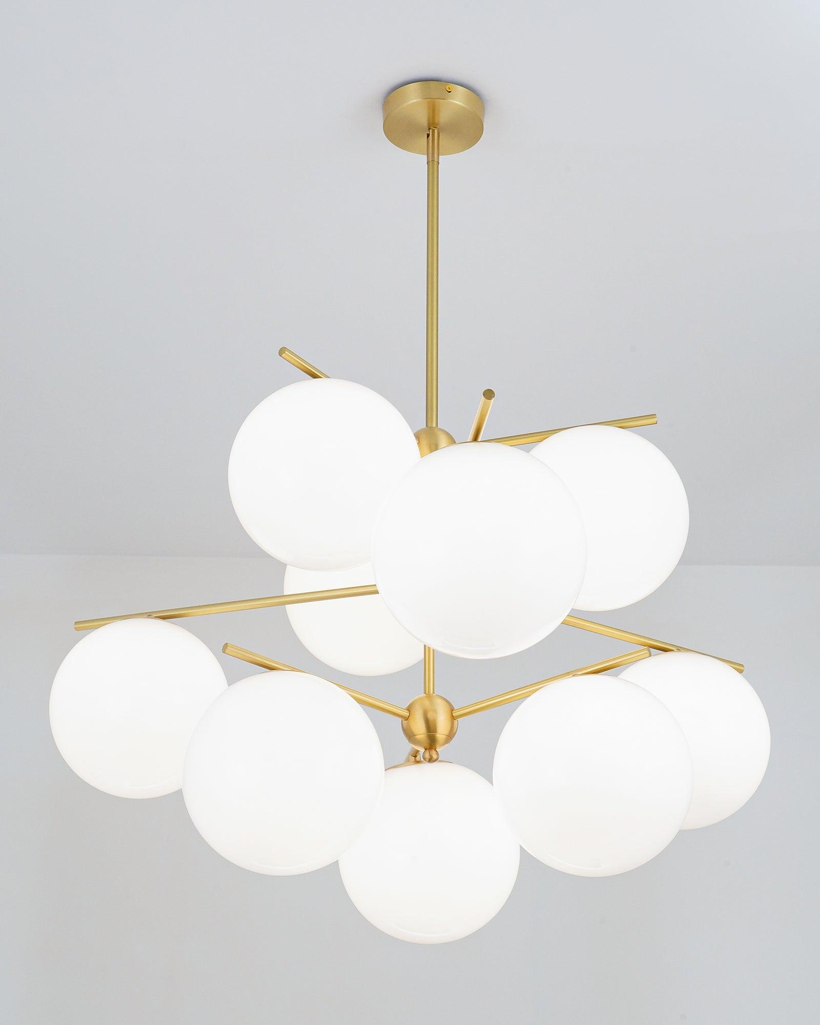 Sphere & Stem Chandelier - Letslighting