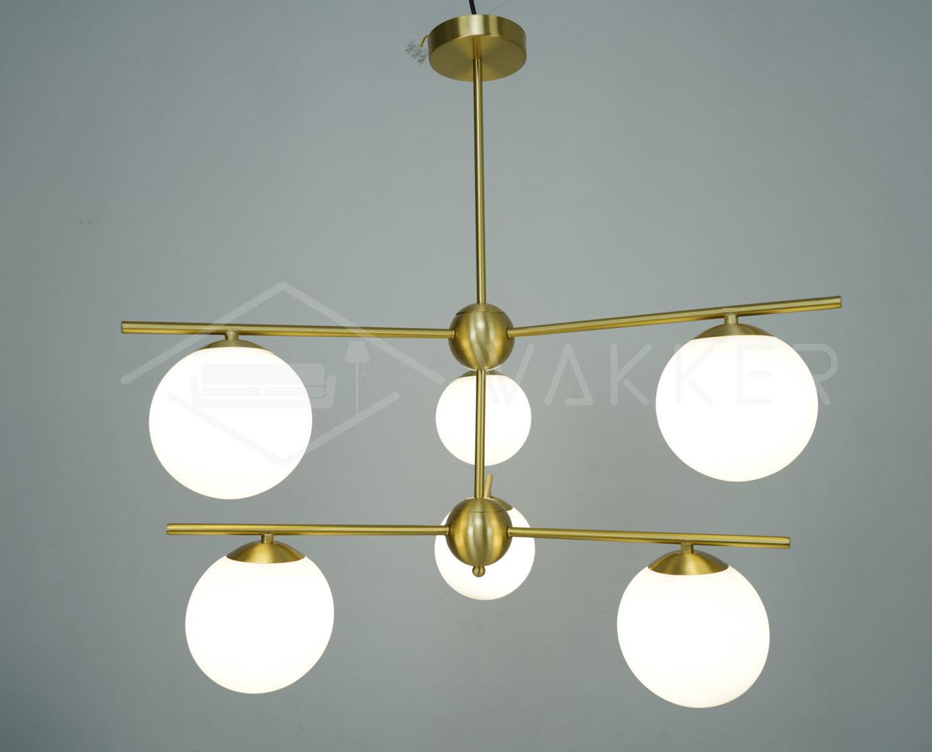Sphere & Stem Chandelier - Letslighting