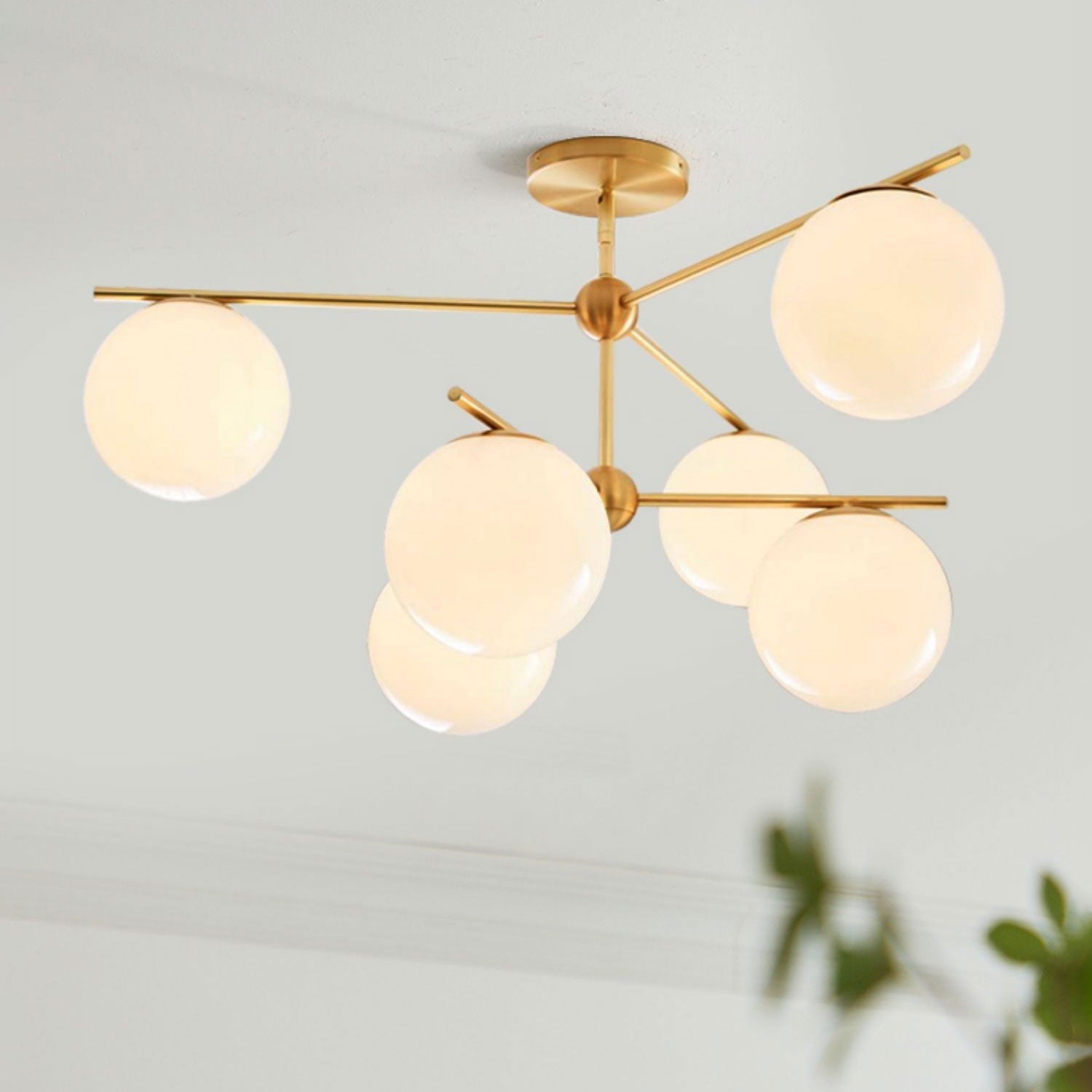 Sphere & Stem Chandelier - Letslighting