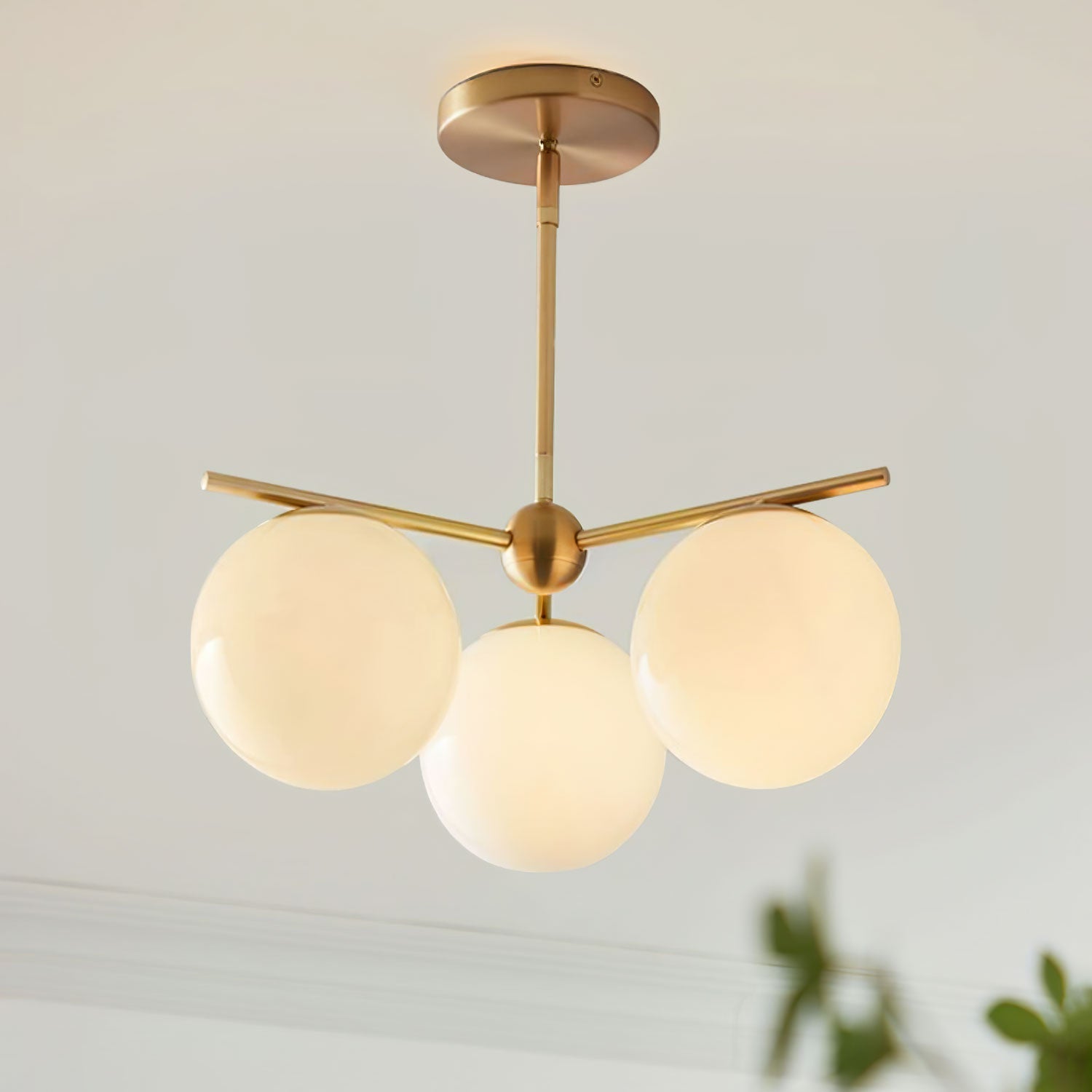 Sphere & Stem Chandelier - Letslighting