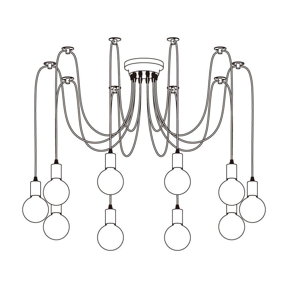 Spider Ceiling Chandelier - Letslighting