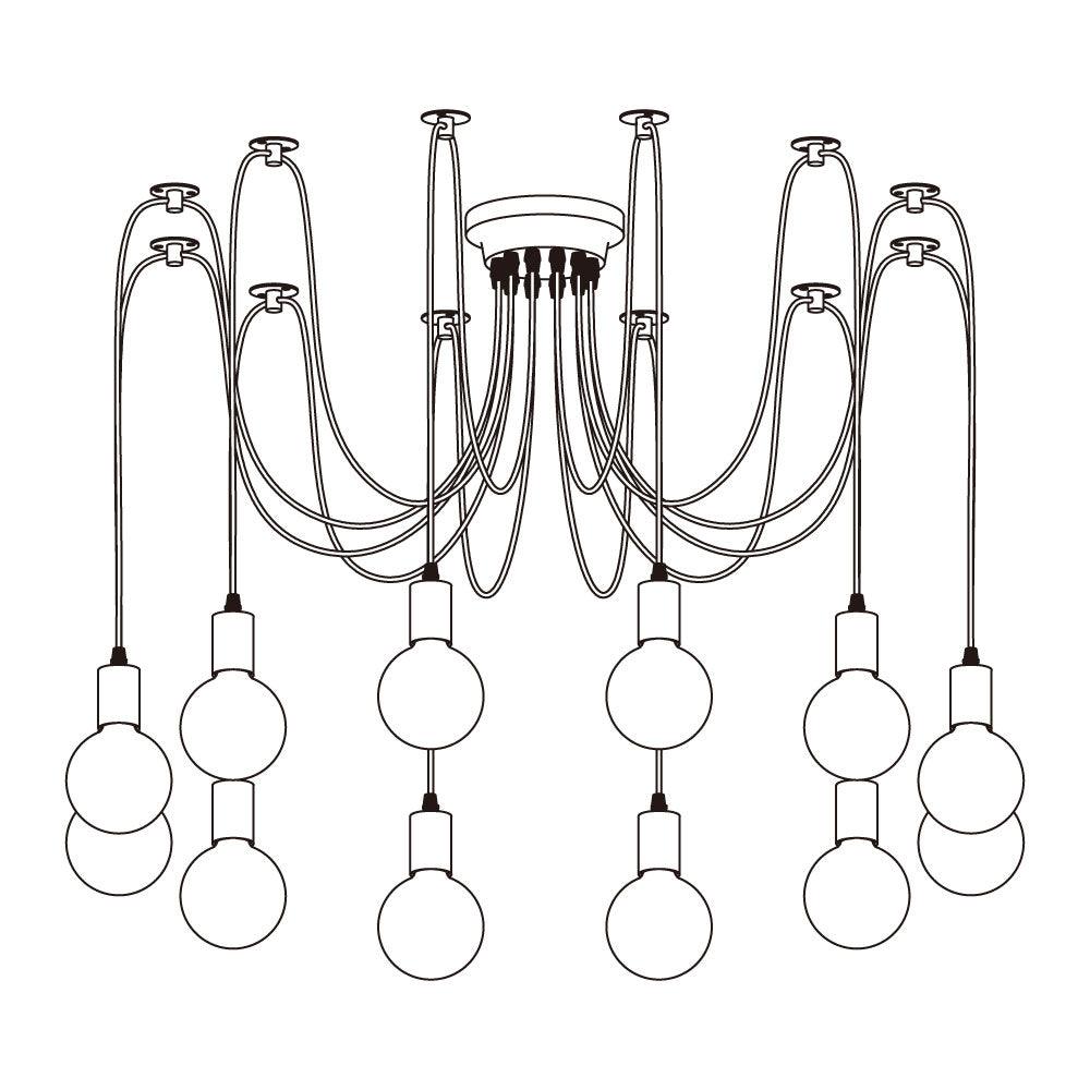 Spider Ceiling Chandelier - Letslighting