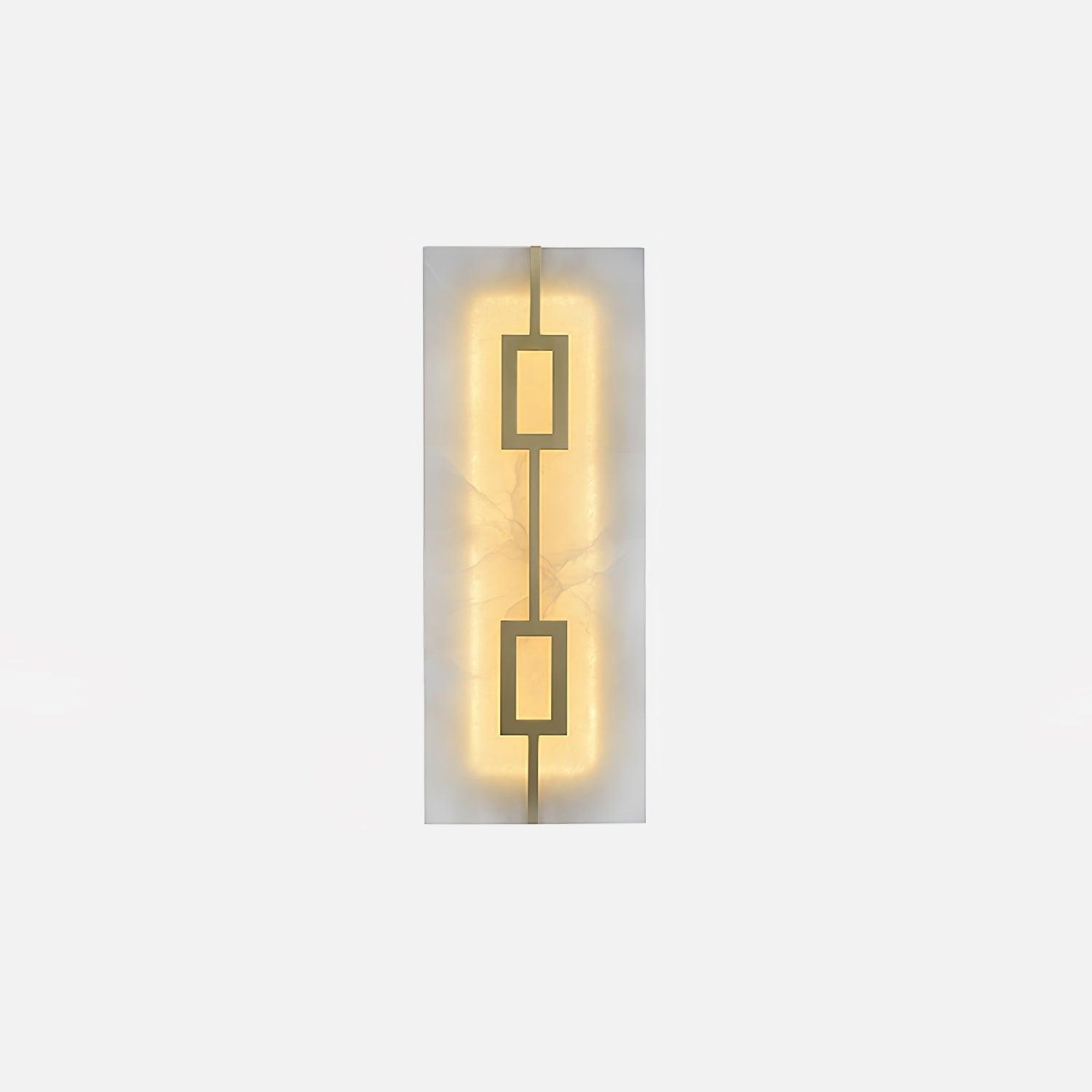 Alvelor Geometric Alabaster Wall Light - Letslighting