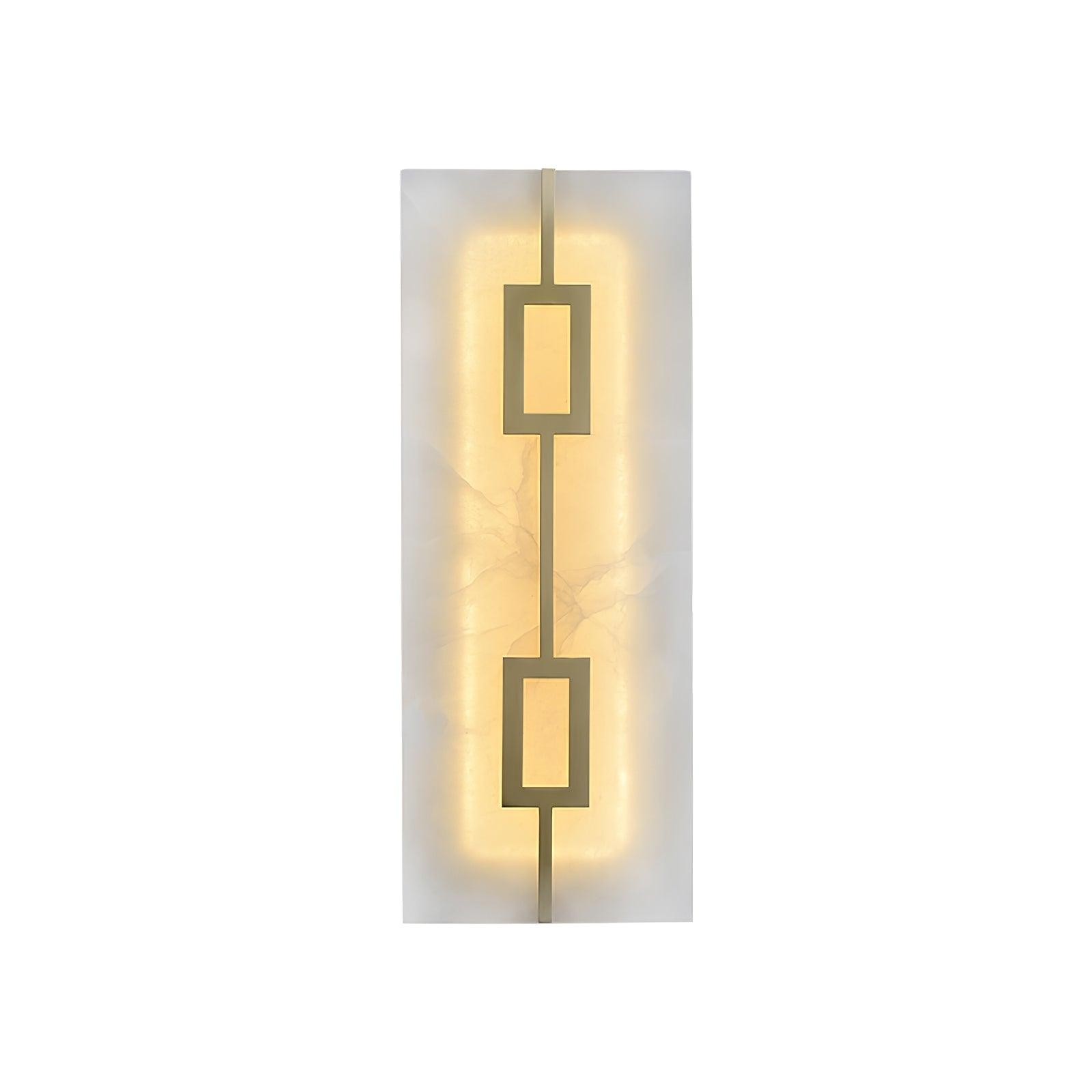 Alvelor Geometric Alabaster Wall Light - Letslighting