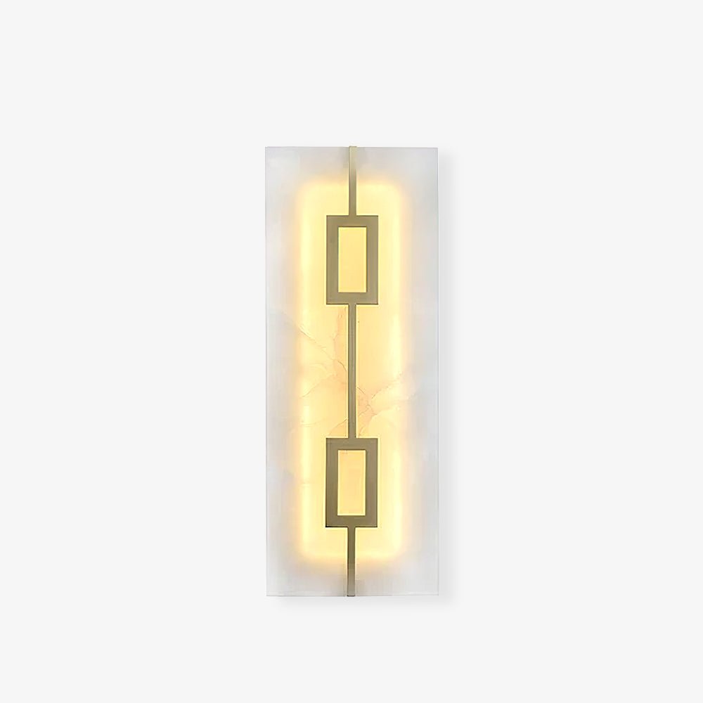 Alvelor Geometric Alabaster Wall Light - Letslighting
