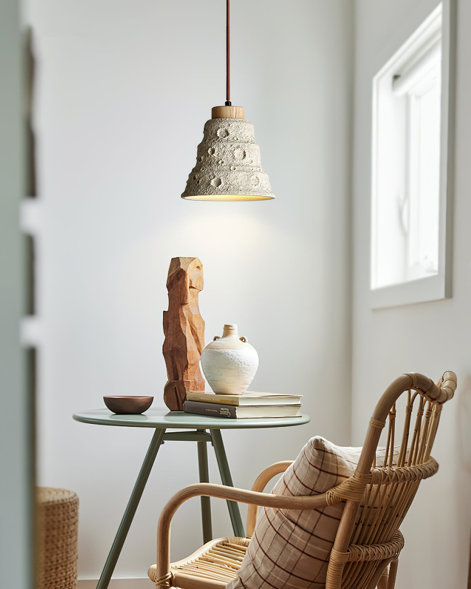 Stone Bell Pendant Light - Letslighting