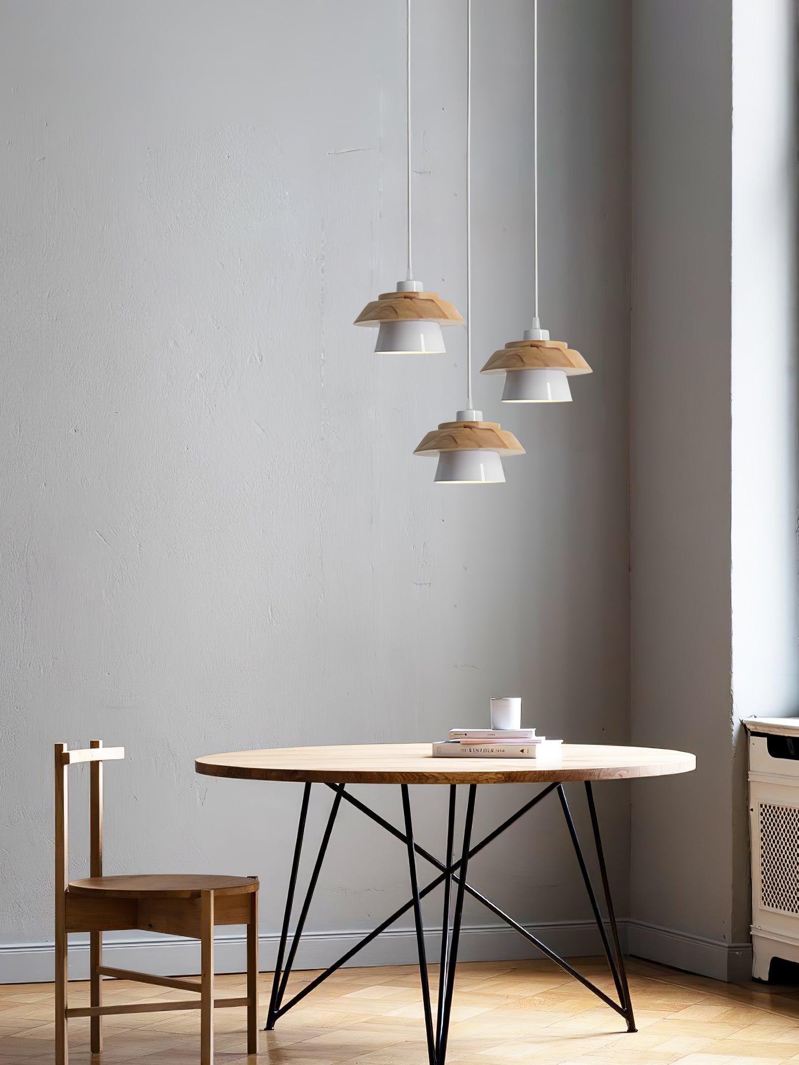 Stone Wood Pendant Lamp - Letslighting