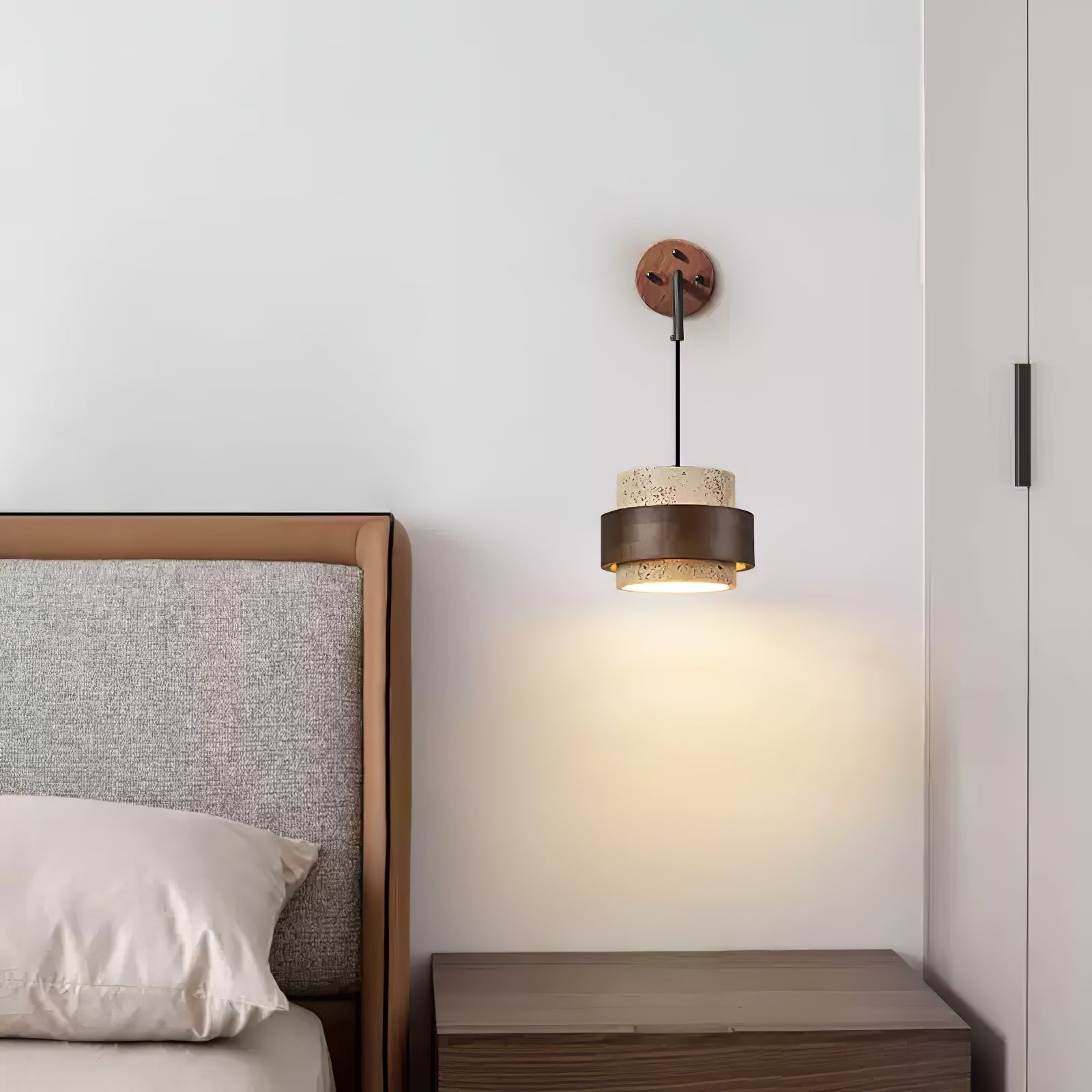 Alva Travertine Wall Light - Letslighting