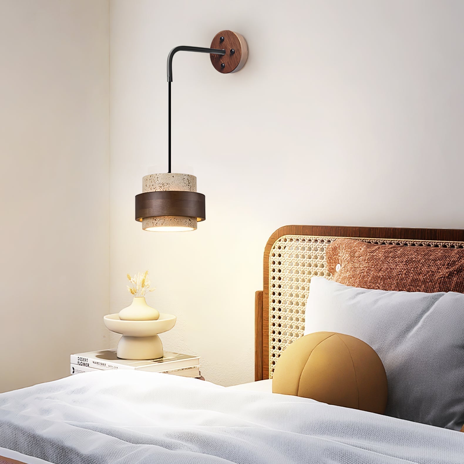 Alva Travertine Wall Light - Letslighting