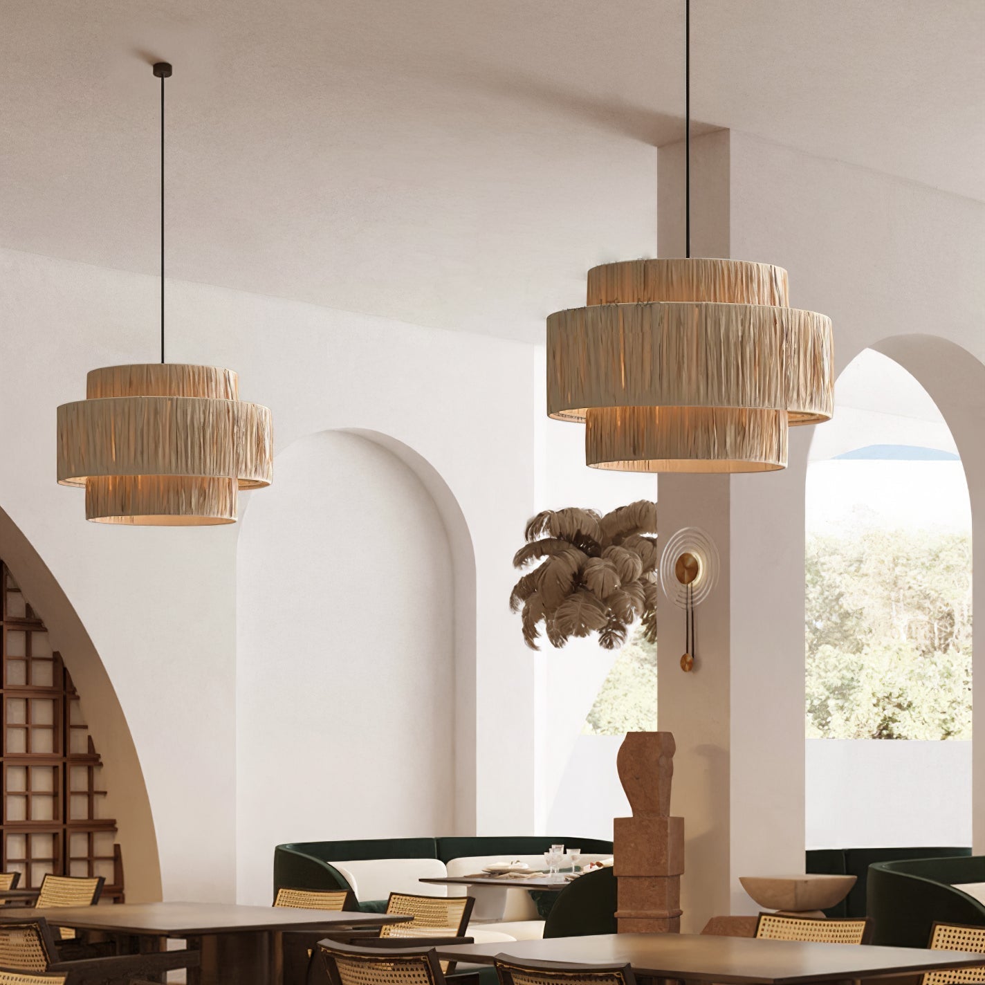 Straw Art Pendant Light - Letslighting