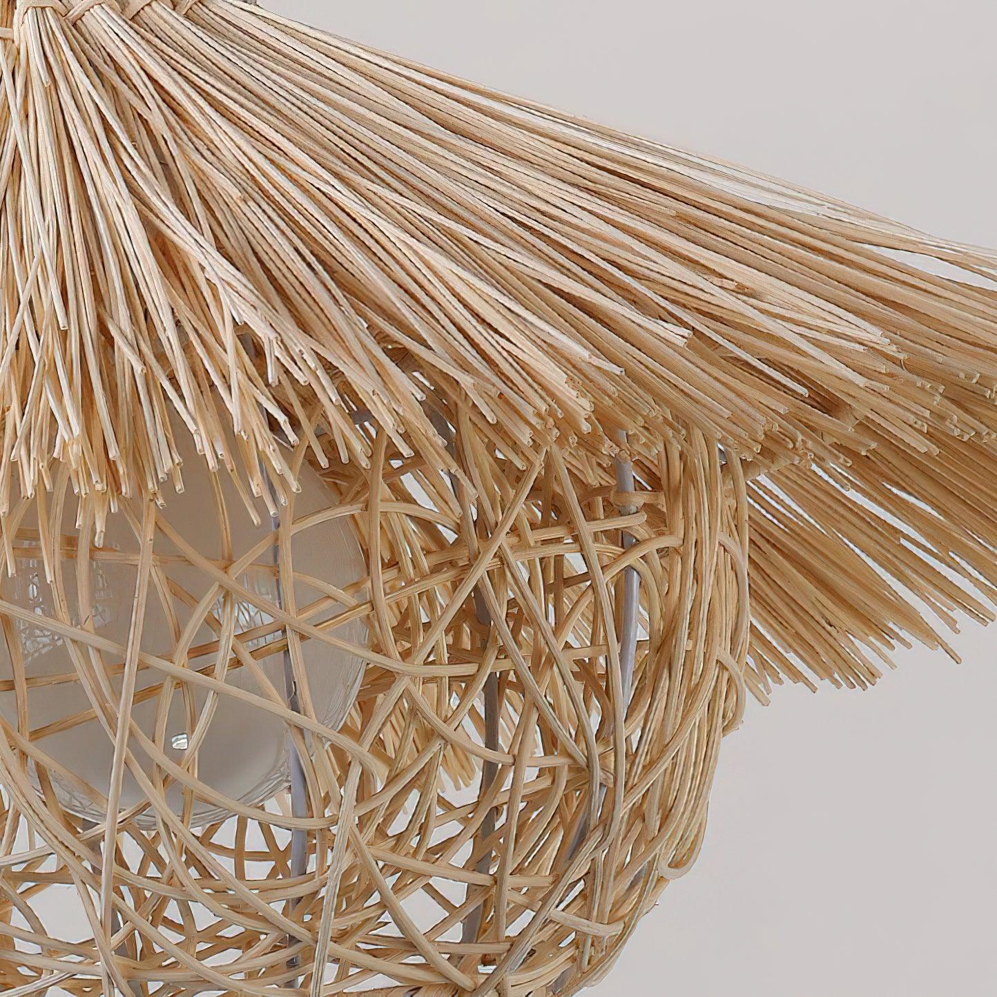 Straw Hat Pendant Light - Letslighting