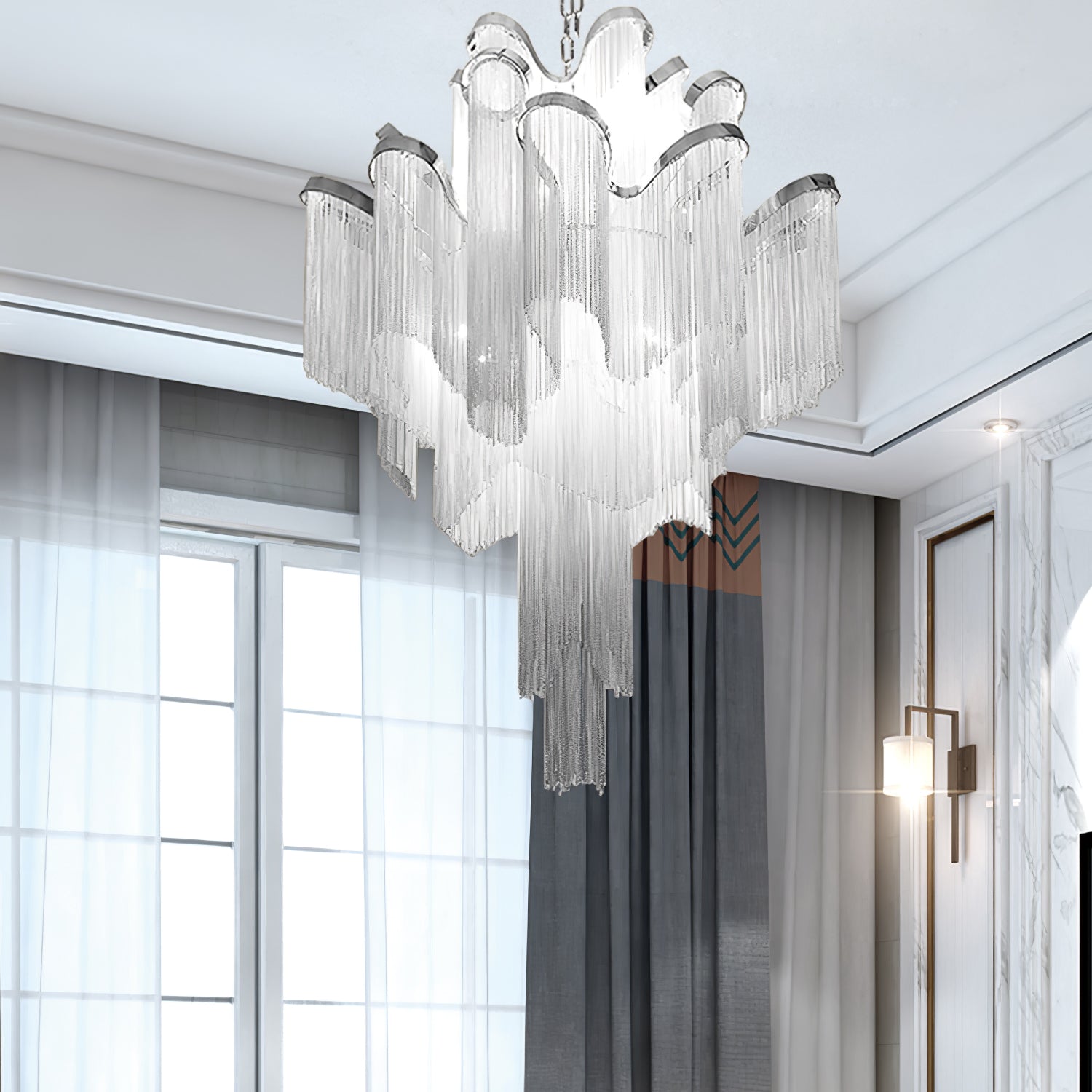 Stream Chain Chandelier - Letslighting