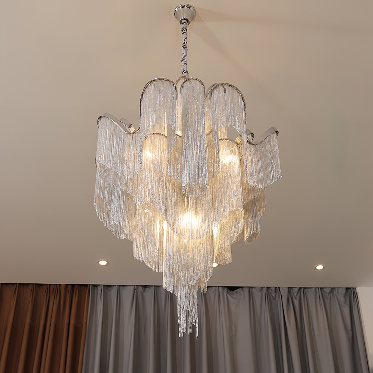 Stream Chain Chandelier - Letslighting