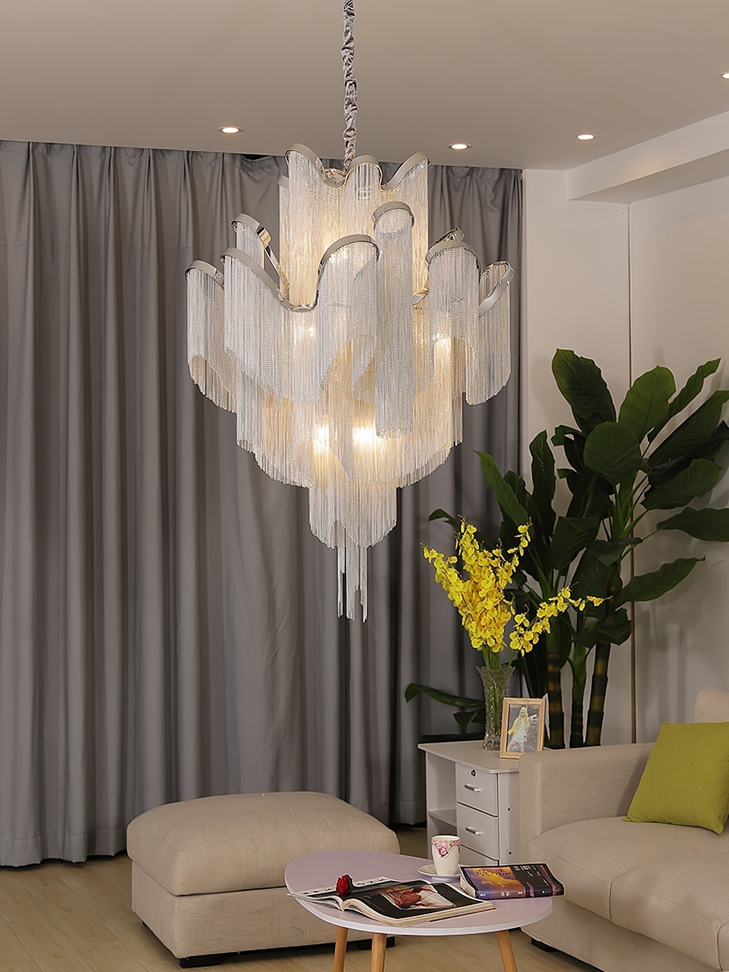 Stream Chain Chandelier - Letslighting