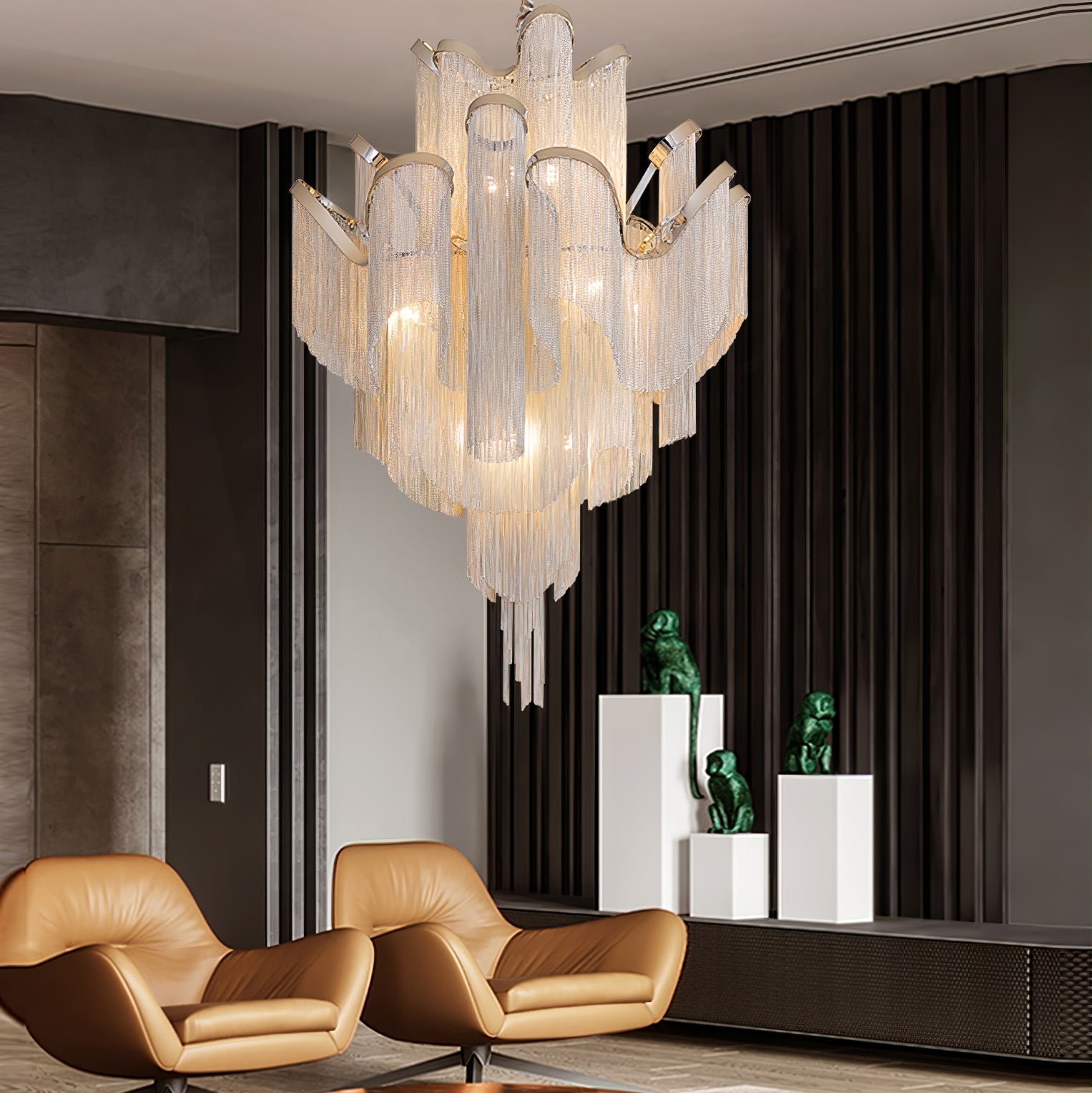 Stream Chain Chandelier - Letslighting