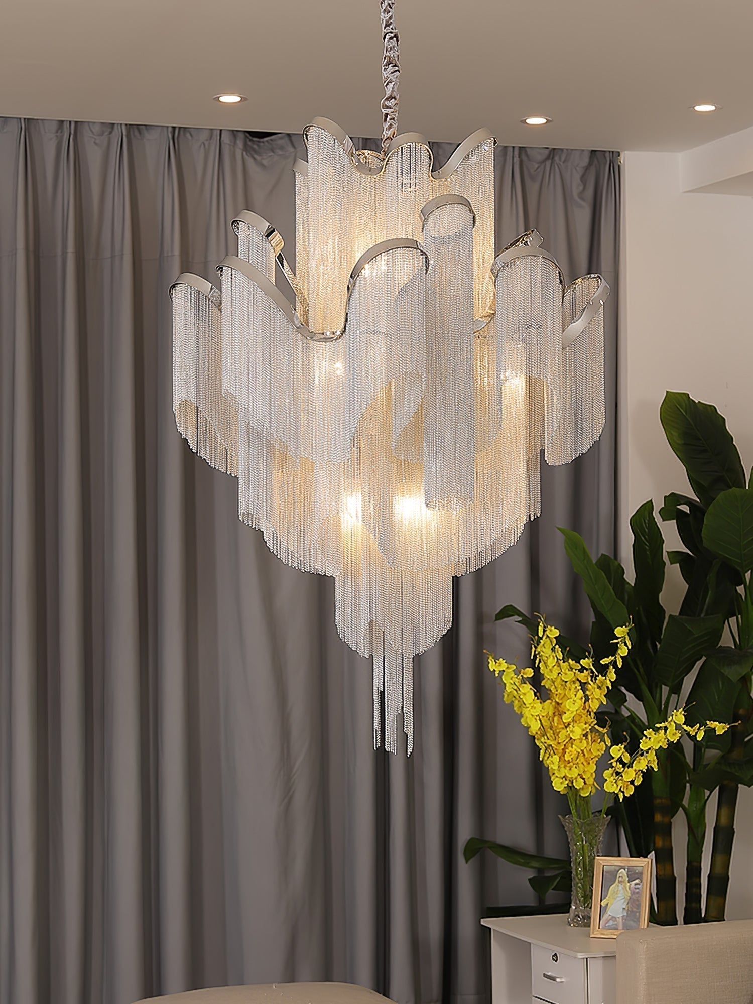 Stream Chain Chandelier - Letslighting