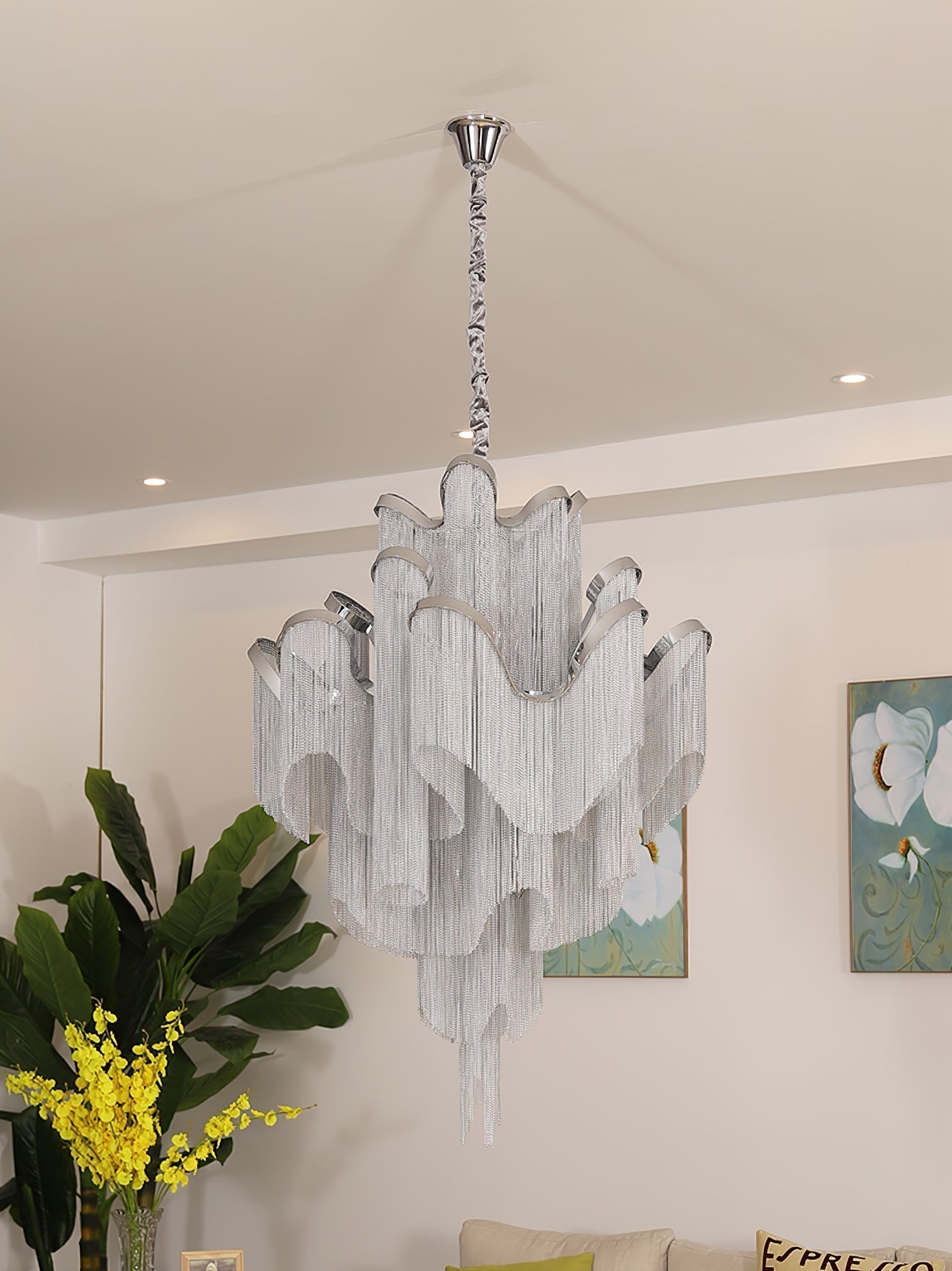 Stream Chain Chandelier - Letslighting