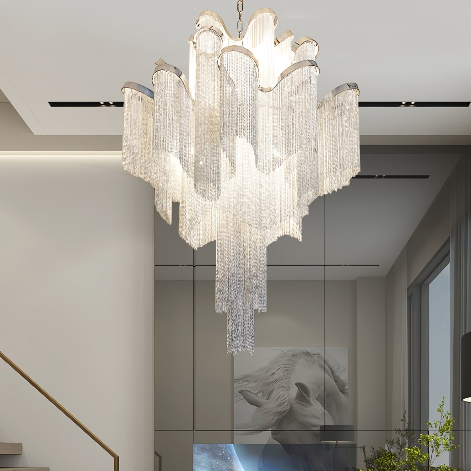 Stream Chain Chandelier - Letslighting