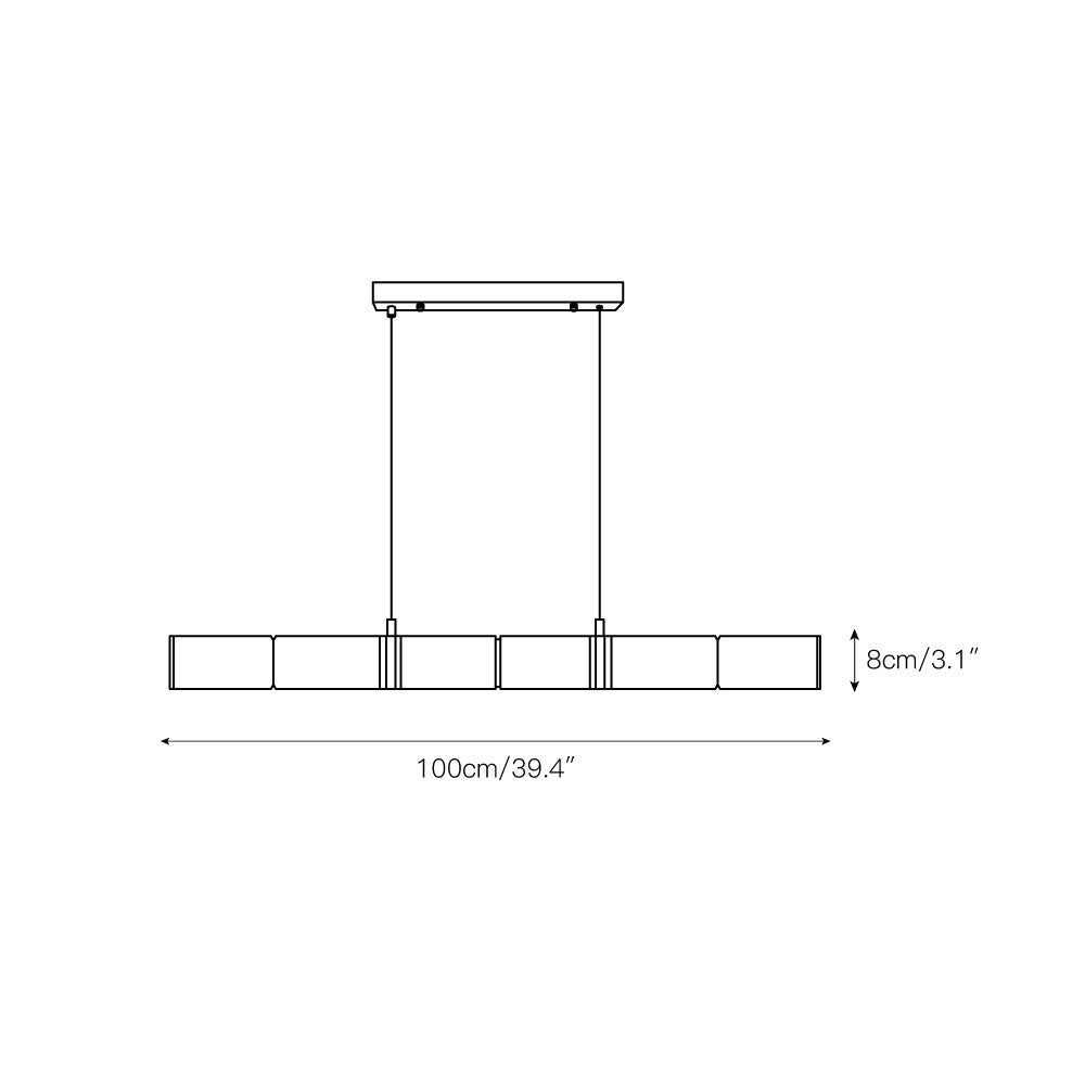 Stream Modern Minimalist Alabaster Pendant Light - Lamp Copper