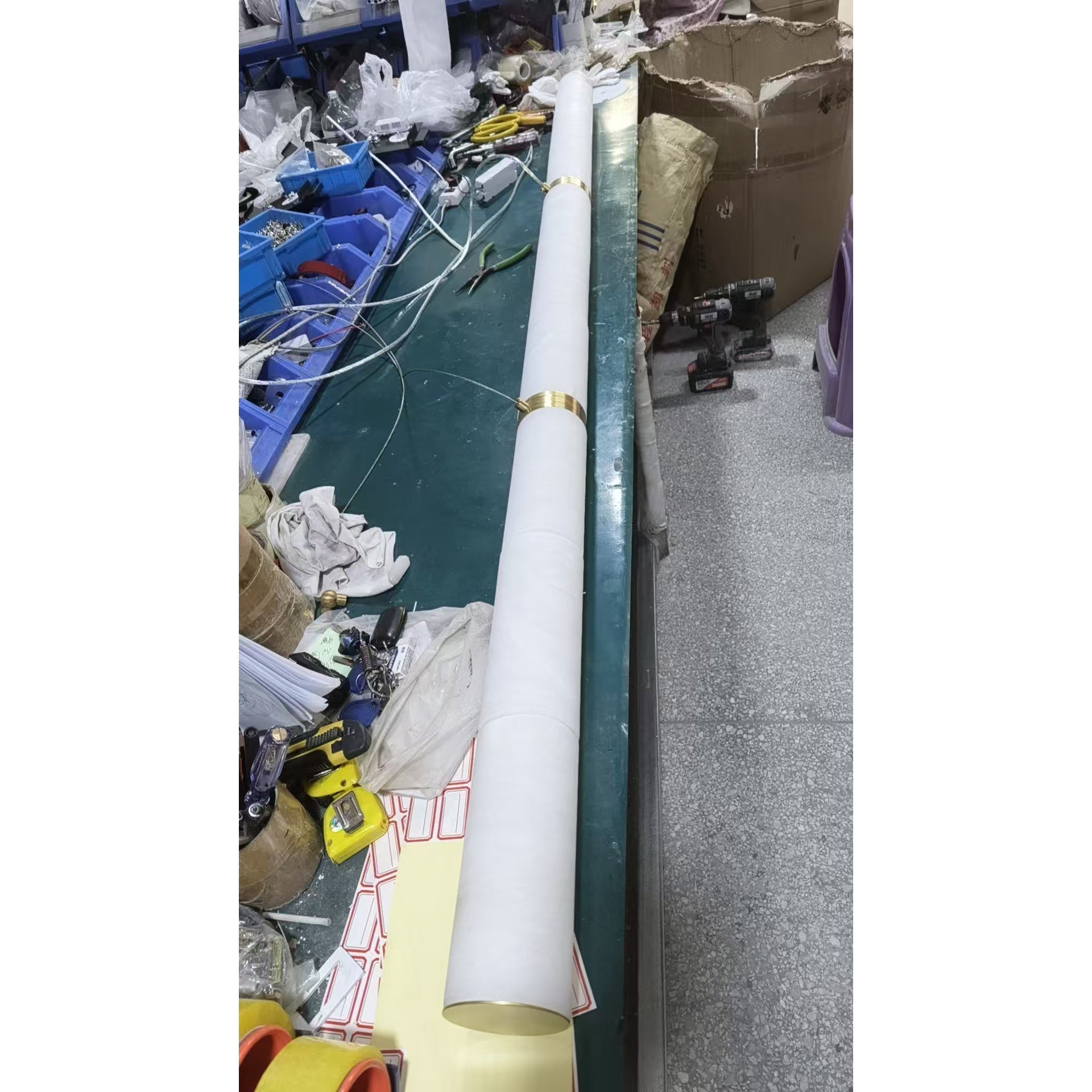 Stream Modern Minimalist Alabaster Pendant Light - Lamp Copper