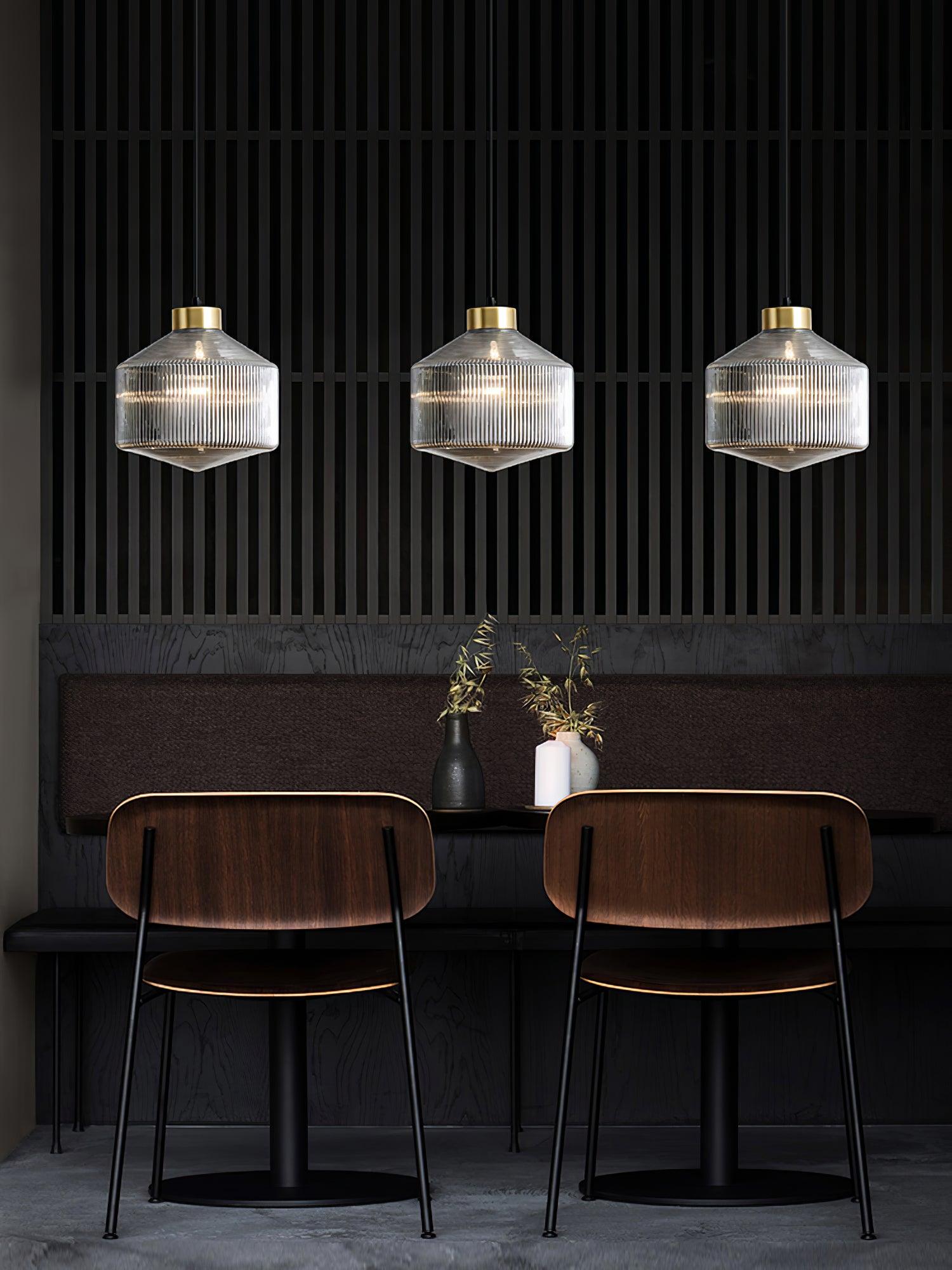 Striped Spinning Top Pendant Light - Letslighting