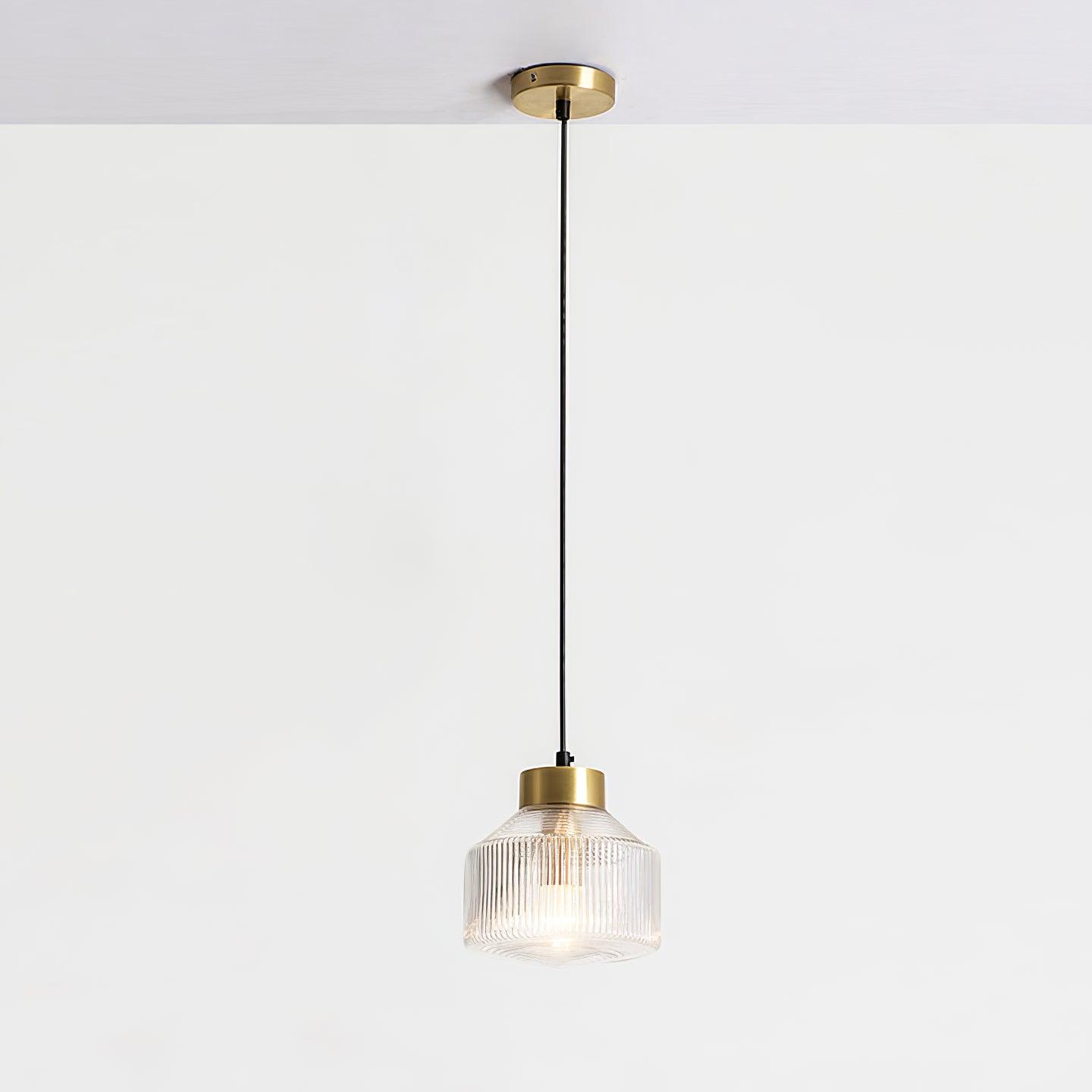 Striped Spinning Top Pendant Light - Letslighting