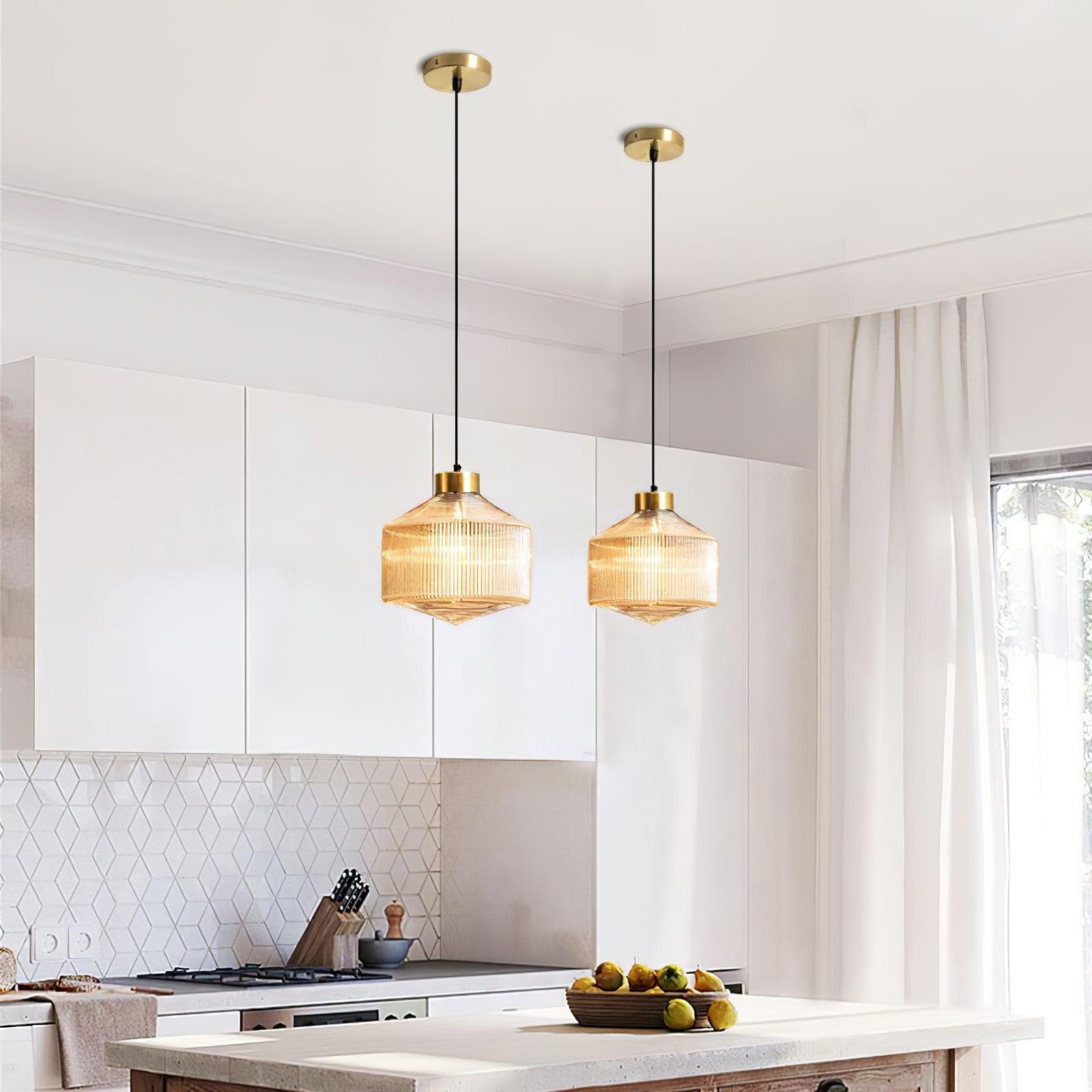 Striped Spinning Top Pendant Light - Letslighting