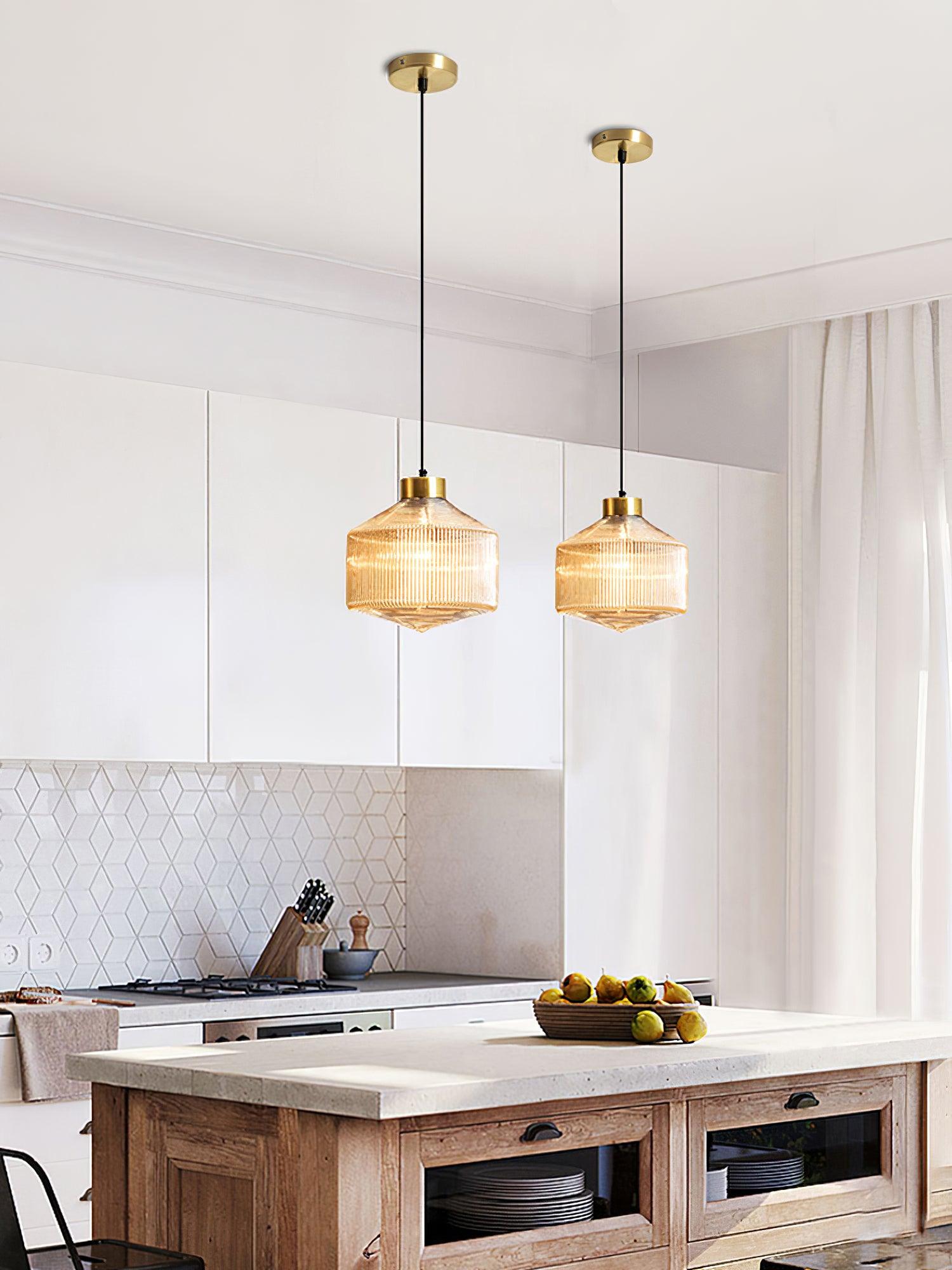 Striped Spinning Top Pendant Light - Letslighting