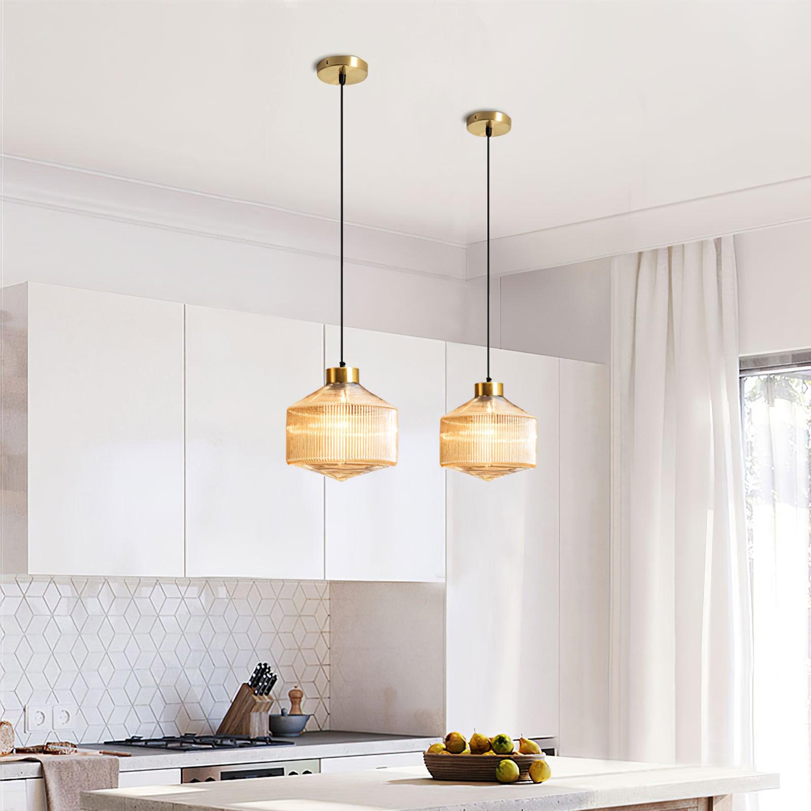 Striped Spinning Top Pendant Light - Letslighting