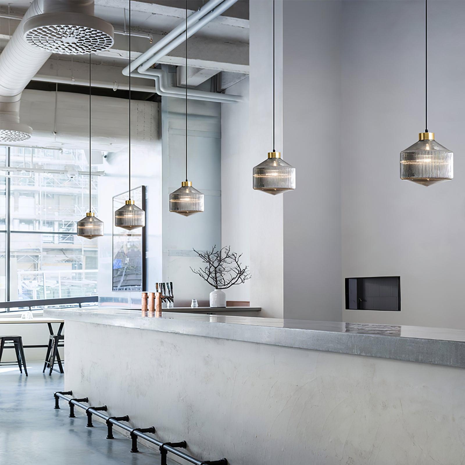 Striped Spinning Top Pendant Light - Letslighting