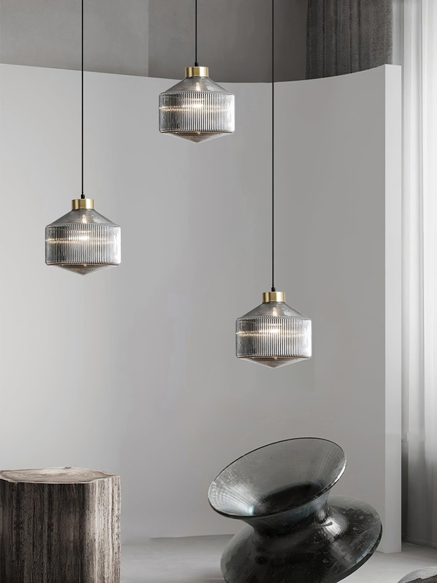 Striped Spinning Top Pendant Light - Letslighting