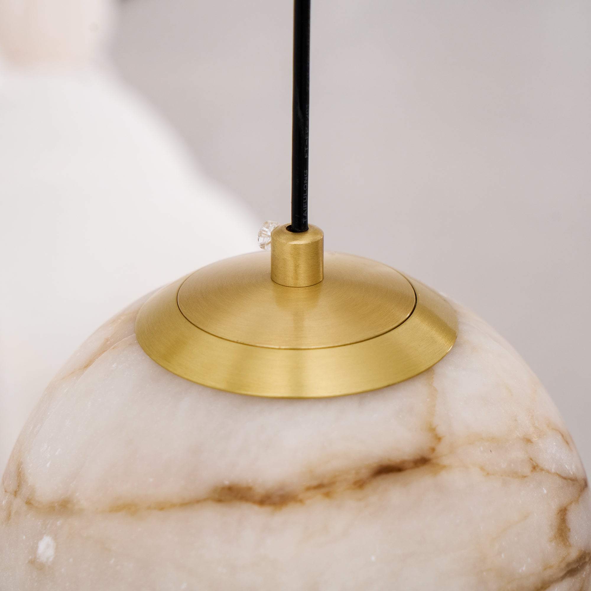 Arsorarae Modern Minimalist Cluster Alabaster Chandelier - Lamp Copper