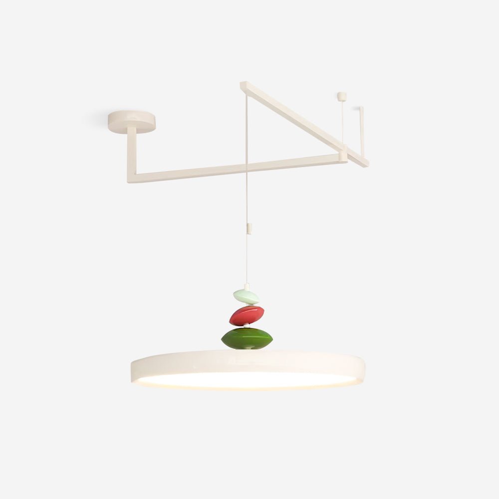 Swing Arm Stone Pendant Light - Letslighting