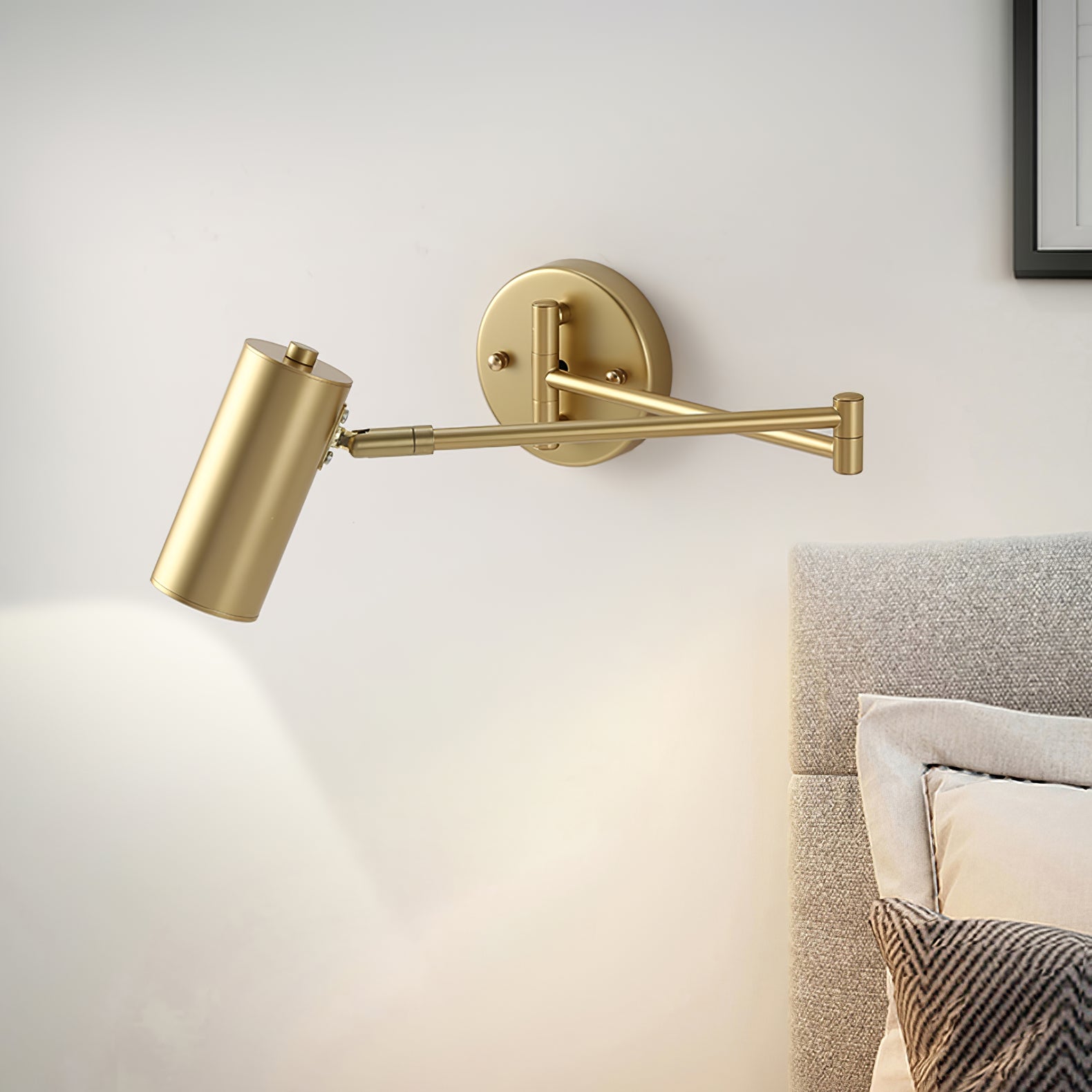 Ray Lámpara de Pared con Brazo Oscilante Ajustable