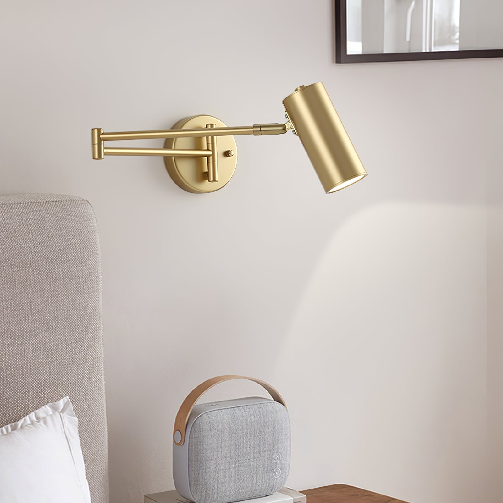 Ray Lámpara de Pared con Brazo Oscilante Ajustable