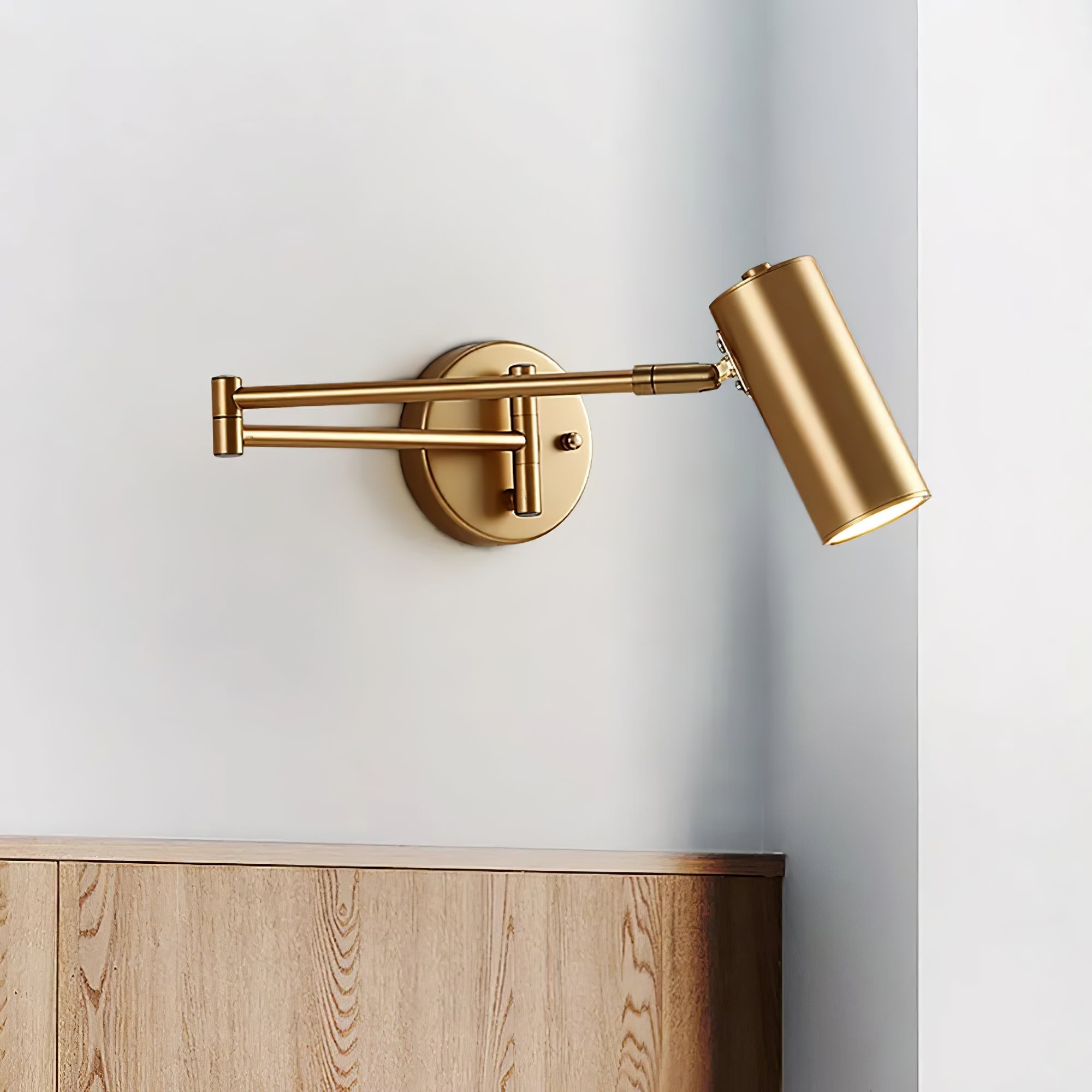 Ray Lámpara de Pared con Brazo Oscilante Ajustable