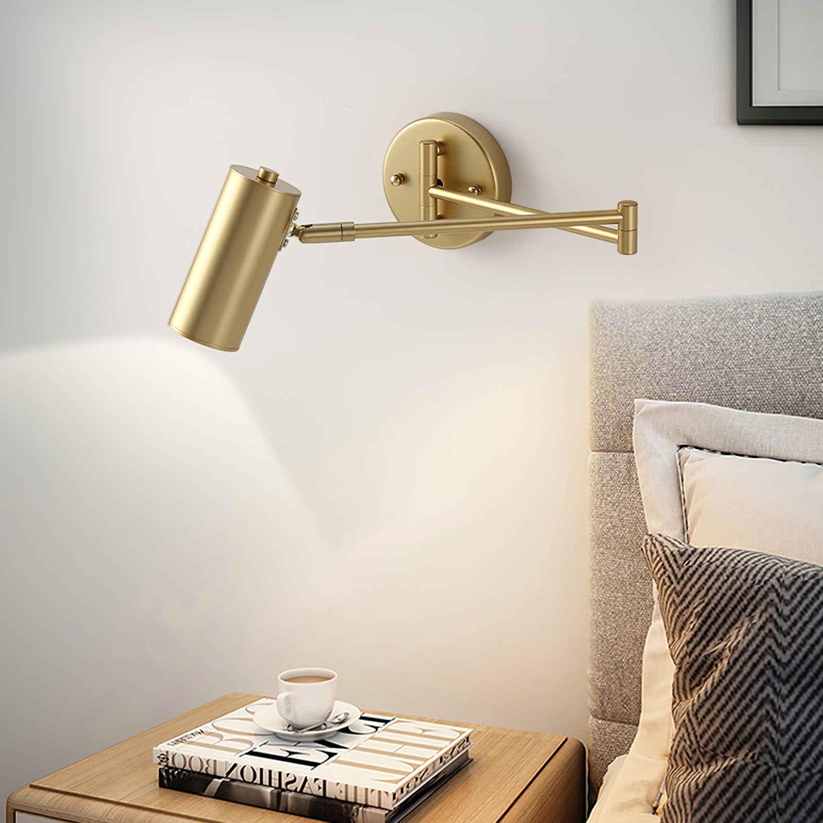 Ray Lámpara de Pared con Brazo Oscilante Ajustable