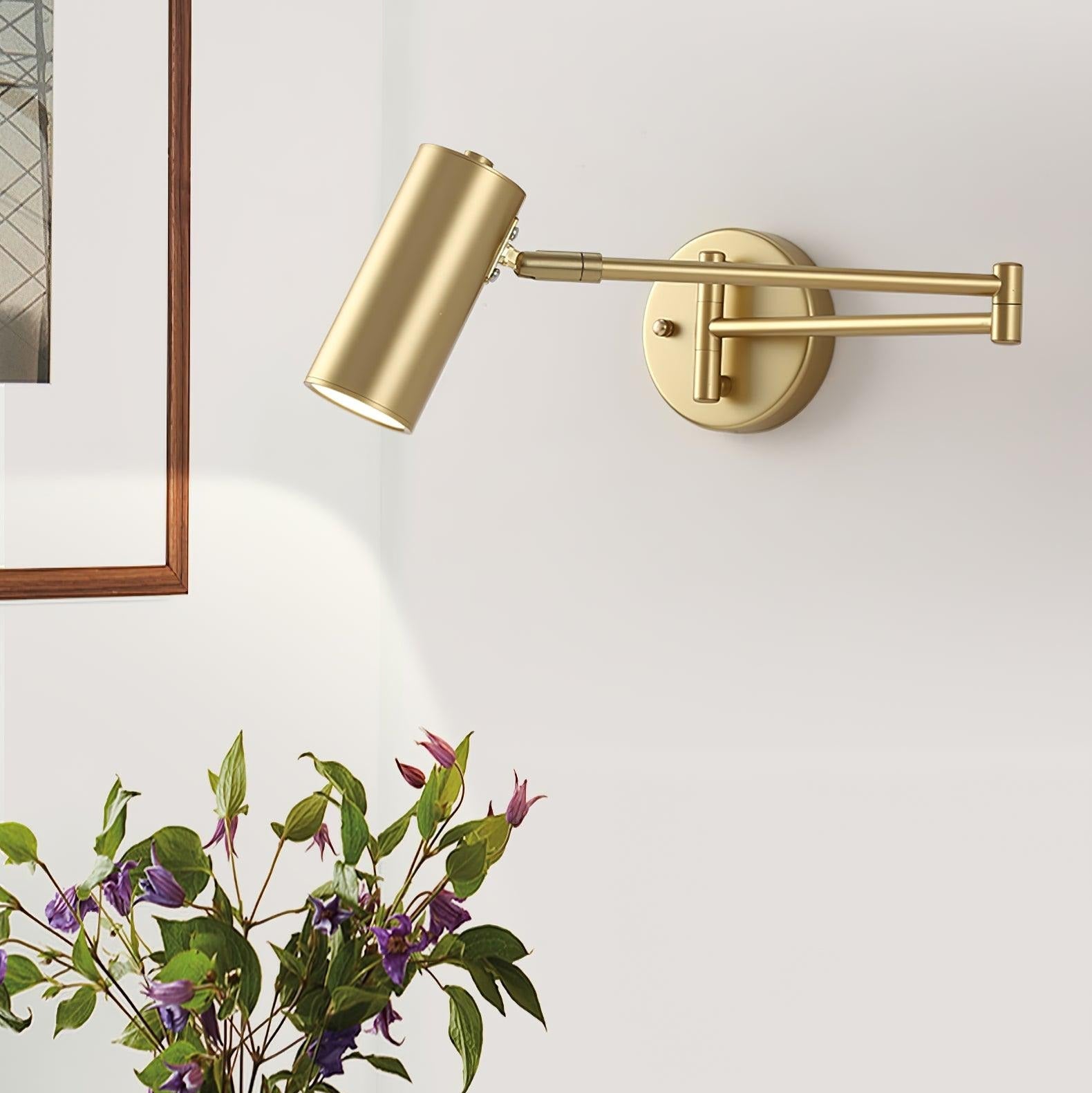 Ray Lámpara de Pared con Brazo Oscilante Ajustable