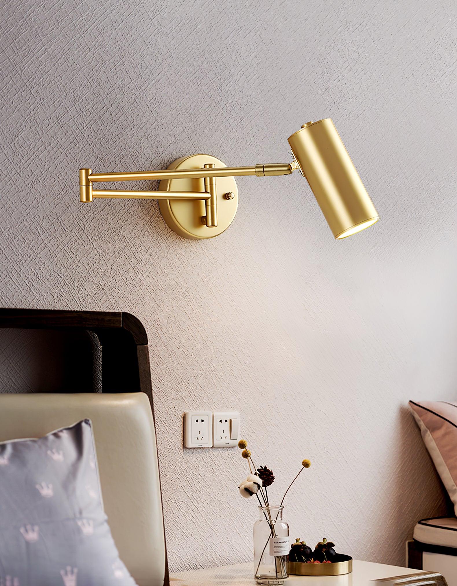 Ray Lámpara de Pared con Brazo Oscilante Ajustable