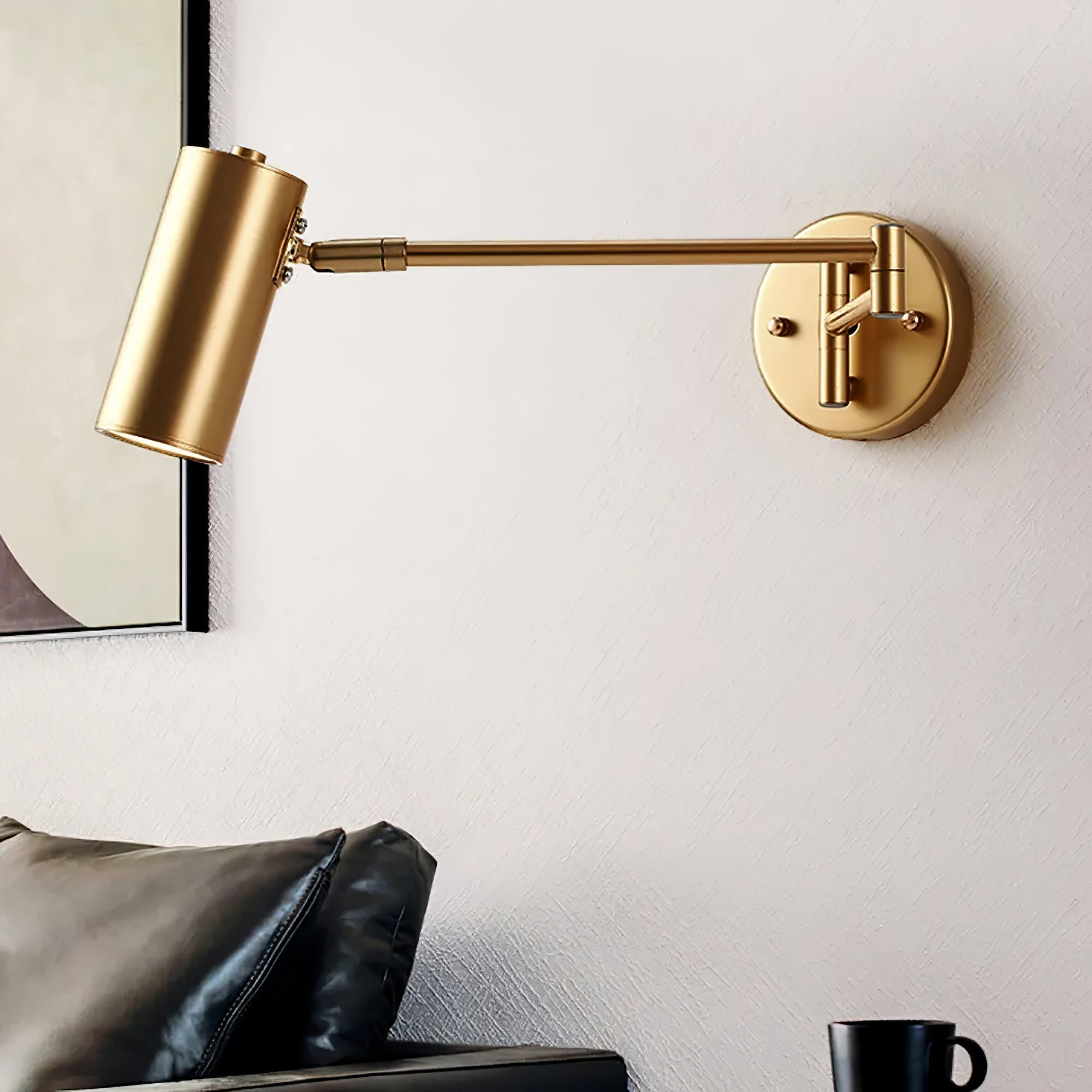 Ray Lámpara de Pared con Brazo Oscilante Ajustable